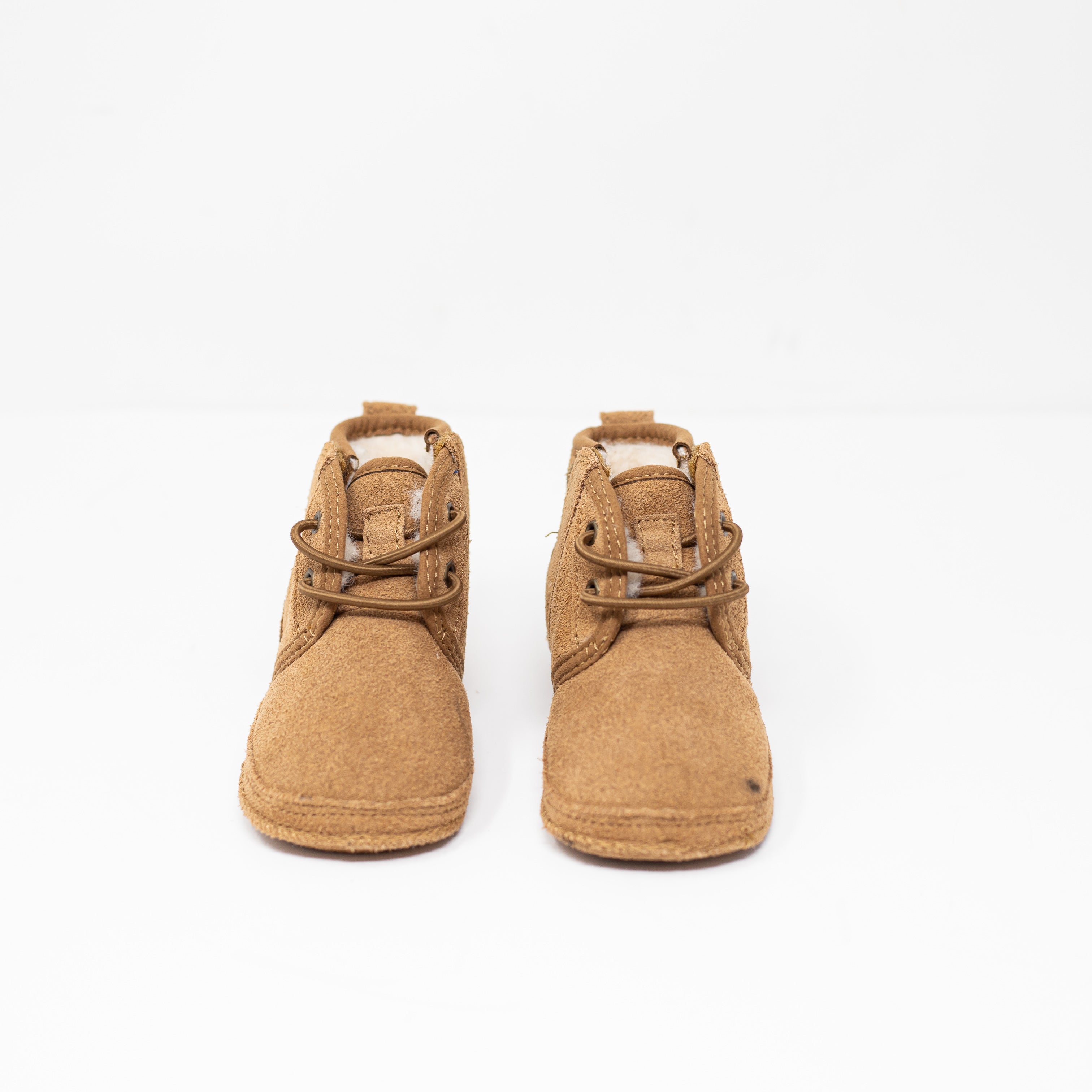 NEW Ugg Neumel Chukka Boot Baby Toddler Suede Chestnut Booties Shoes 2/3