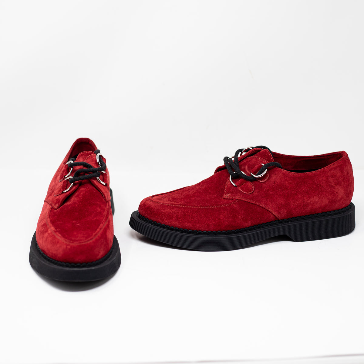 NEW Saint Laurent Teddy 10 Derby Genuine Suede Leather Lace Up Loafers Shoes 9