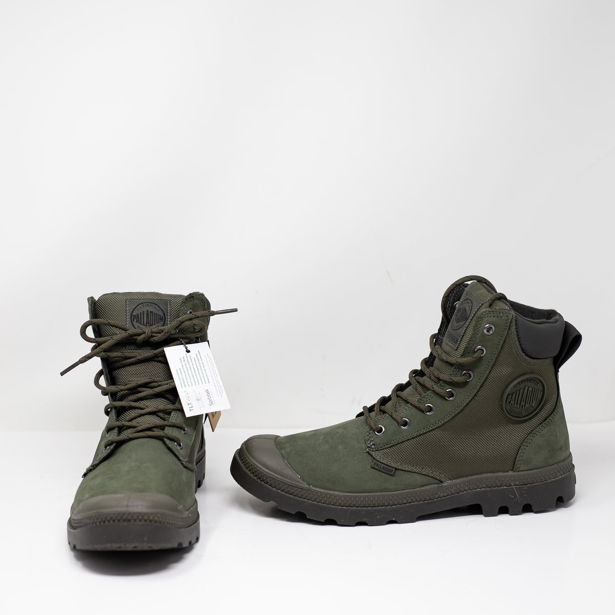 NEW Palladium Pampa Sport Cuff Ankle Utility Boots Shoes Olive Night 10