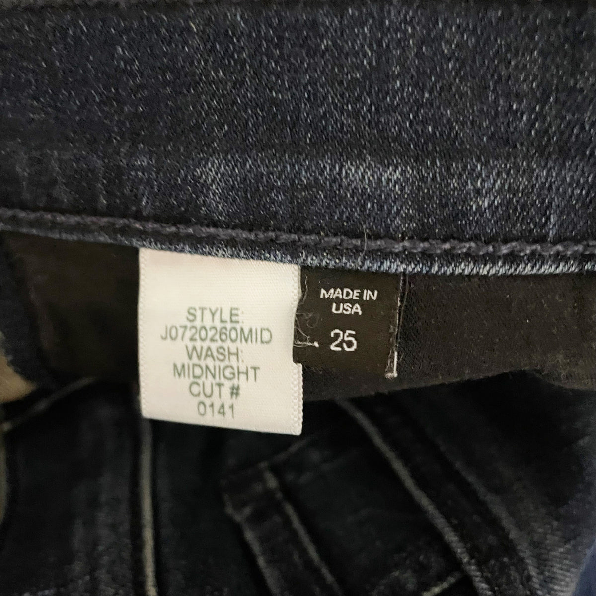 Veronica Beard Carly The Kick Flare 11" Cotton Stretch Midnight Denim Jeans 25