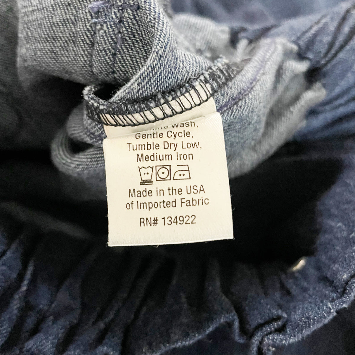 Emerson Fry Tulip Wide Leg Organic Cotton Mid Rise Denim Jeans Indigo XS