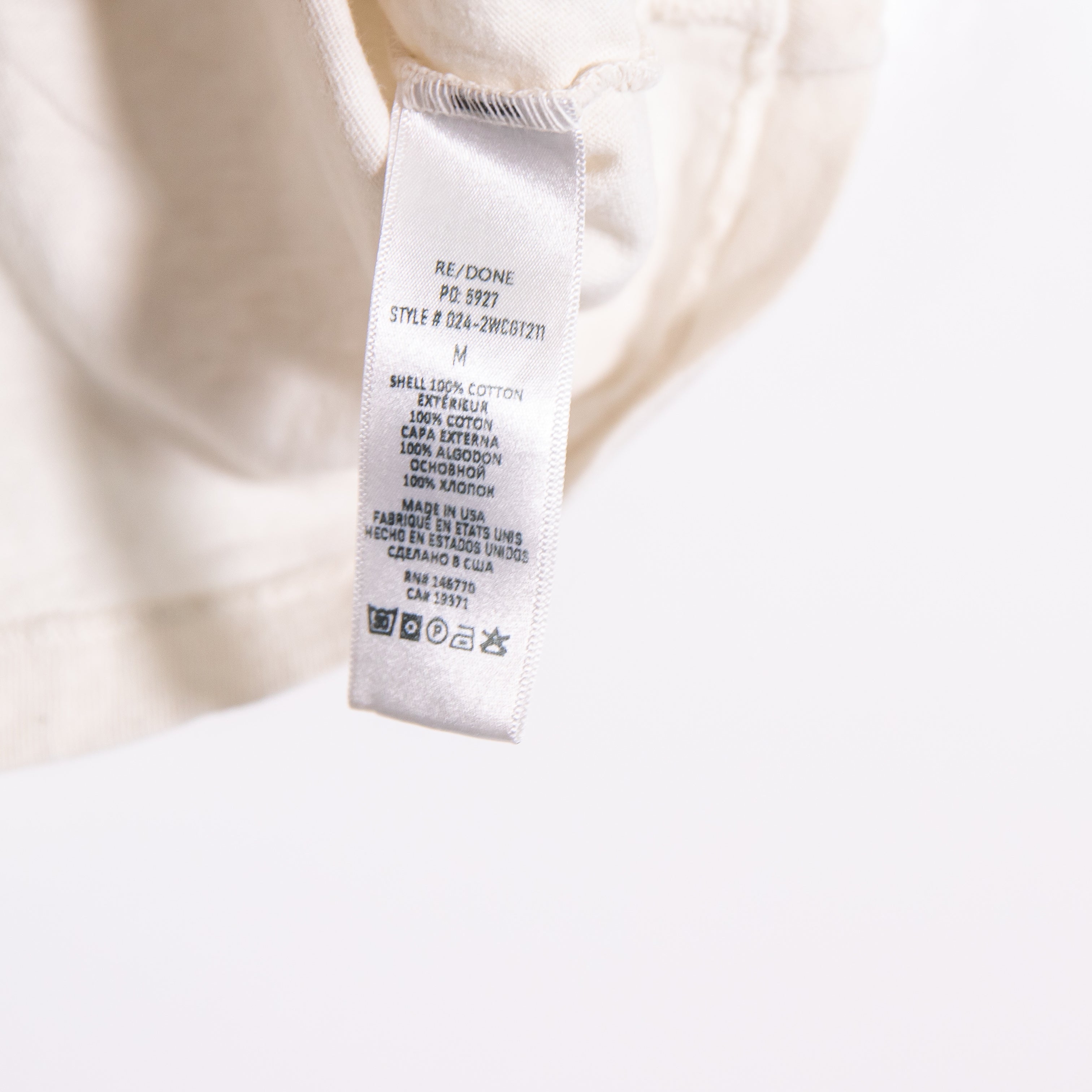 Re/Done Be The Sunshine Classic Graphic Print Cotton Short Sleeve Tee Shirt M