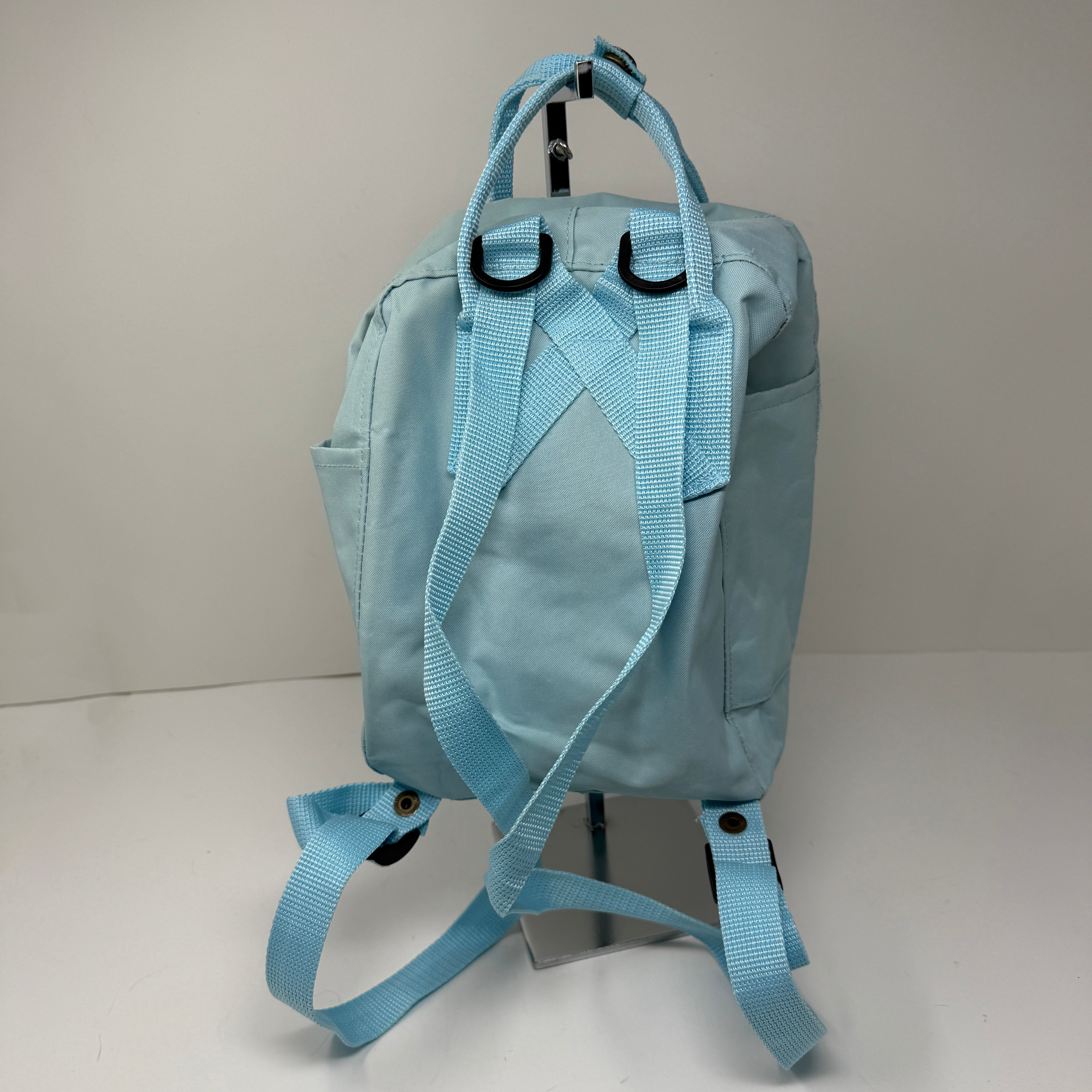 Fjallraven Kanken Woven Nylon School Work Commuter Travel Backpack Bag Blue
