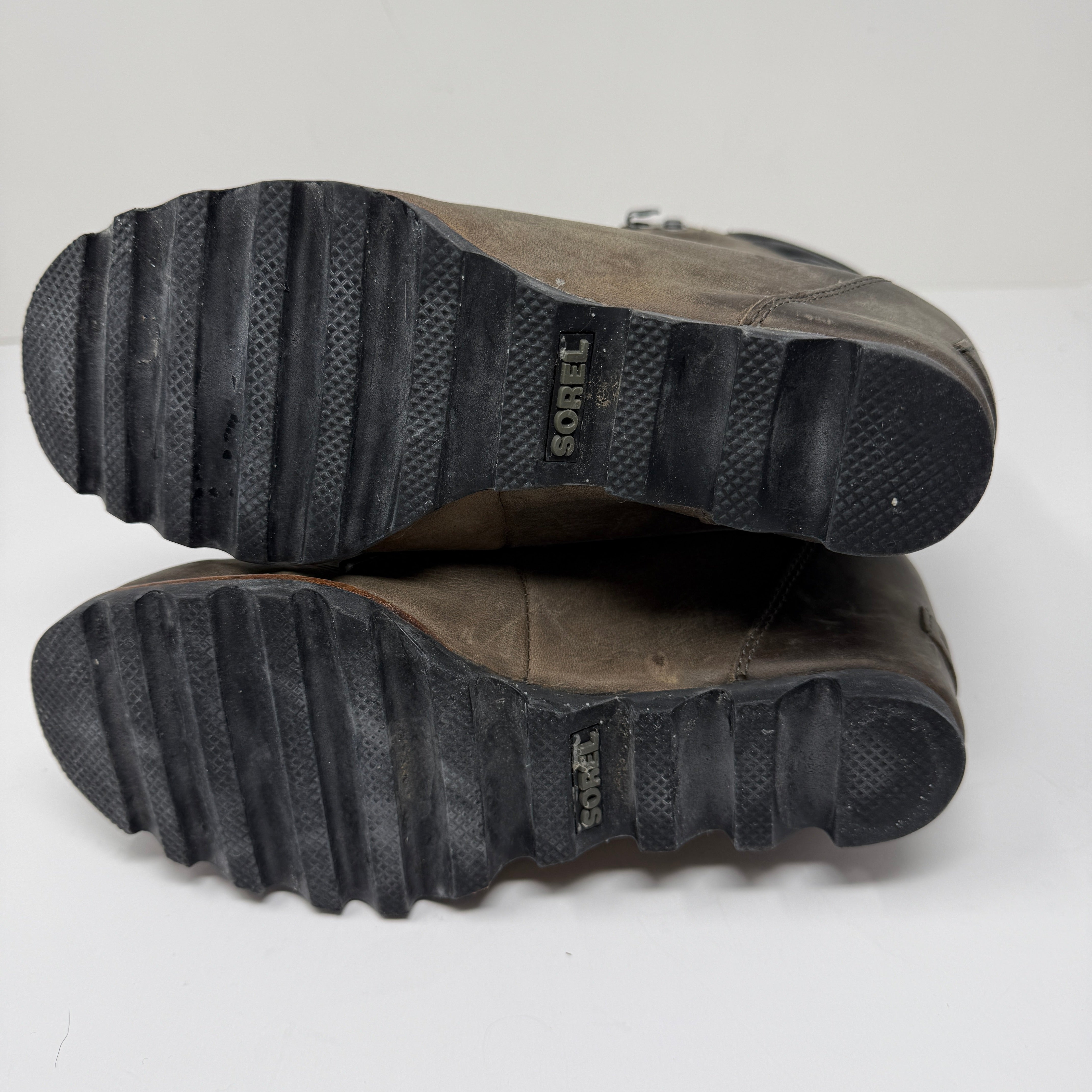 Sorel Women's Conquest Water Resistant Leather Ankle Wedge Booties Shoes 6.5