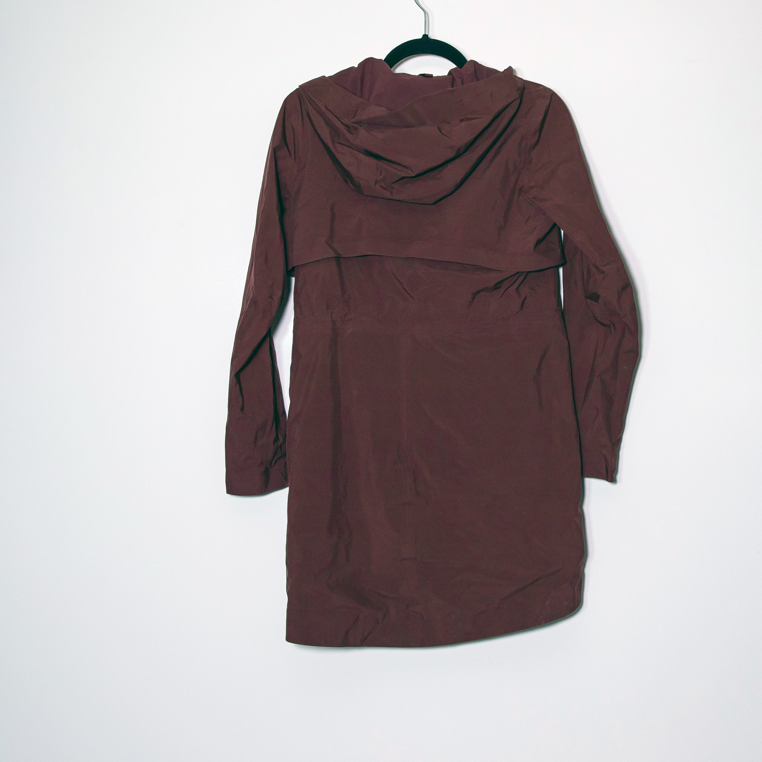 Lululemon Women's Rain Rebel Waterproof Full Zip Hooded Jacket Coat Red Merlot 4