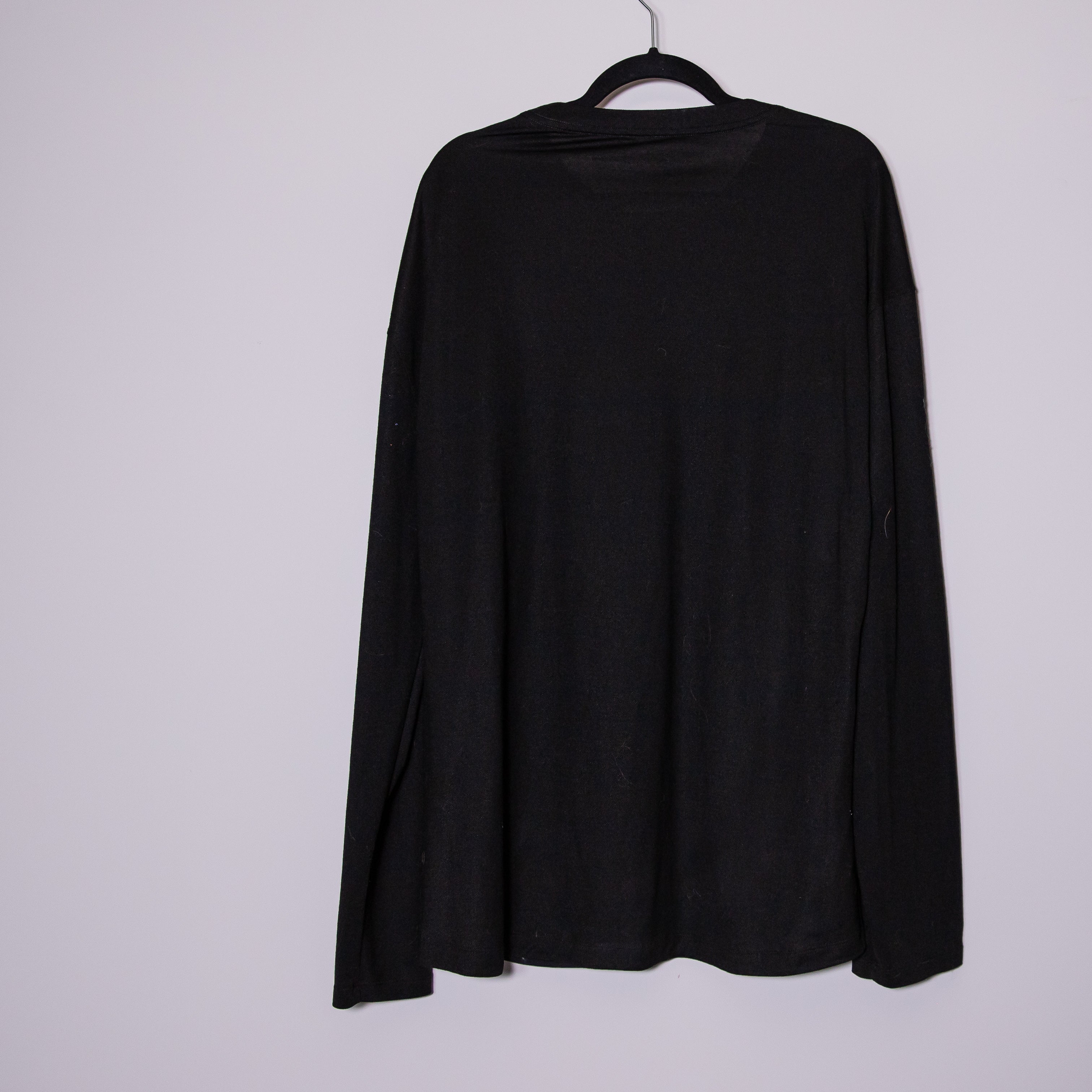 Lululemon Men's Lightweight Breathable Crew Neck Long Sleeve Tee Shirt Black XXL