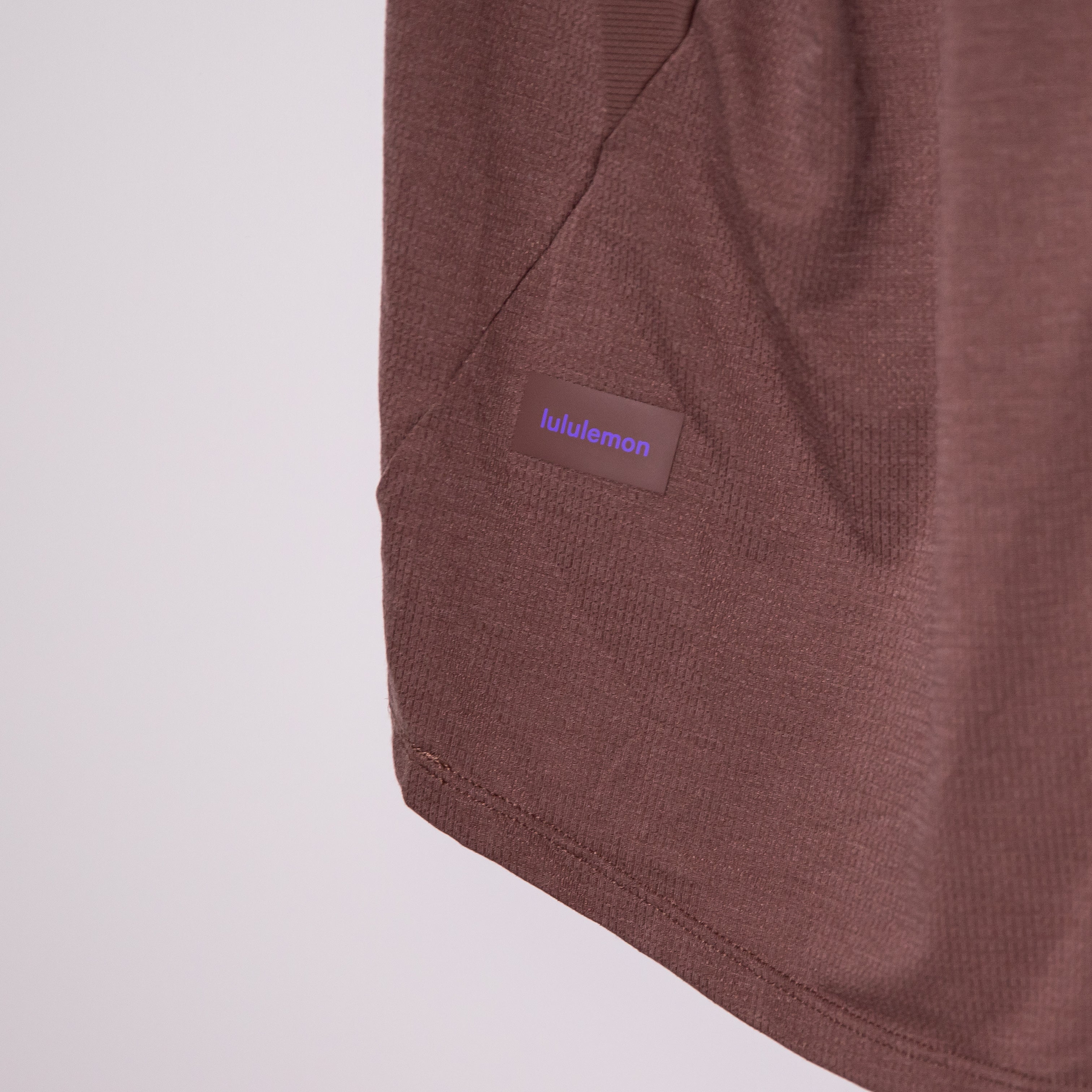 Lululemon Men's Ventilated Hiking Short Sleeve Shirt Top Dark Oxide Brown XXL