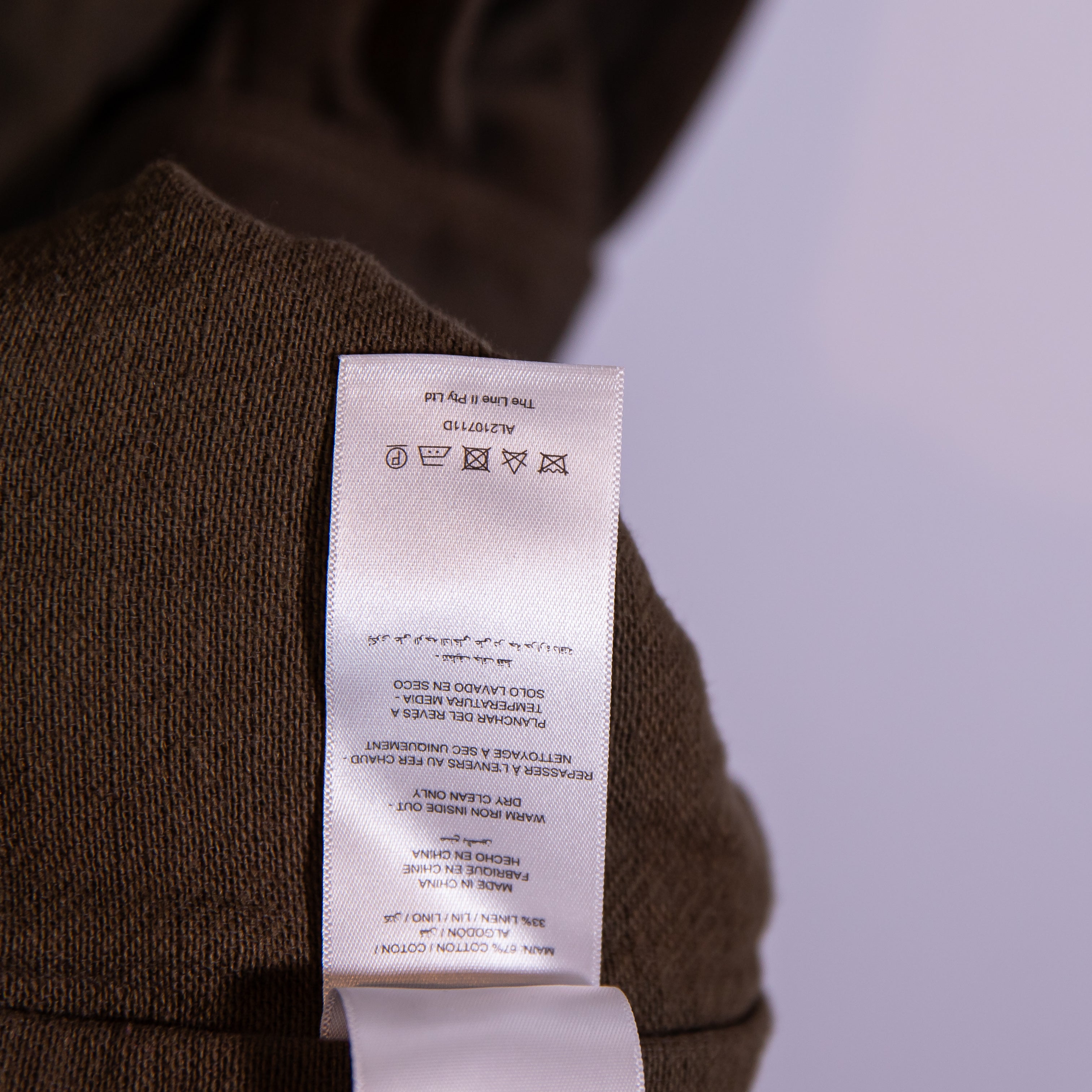 Acler Walter Cotton Linen Button Front Collared Sleeveless Mini Dress Brown 2