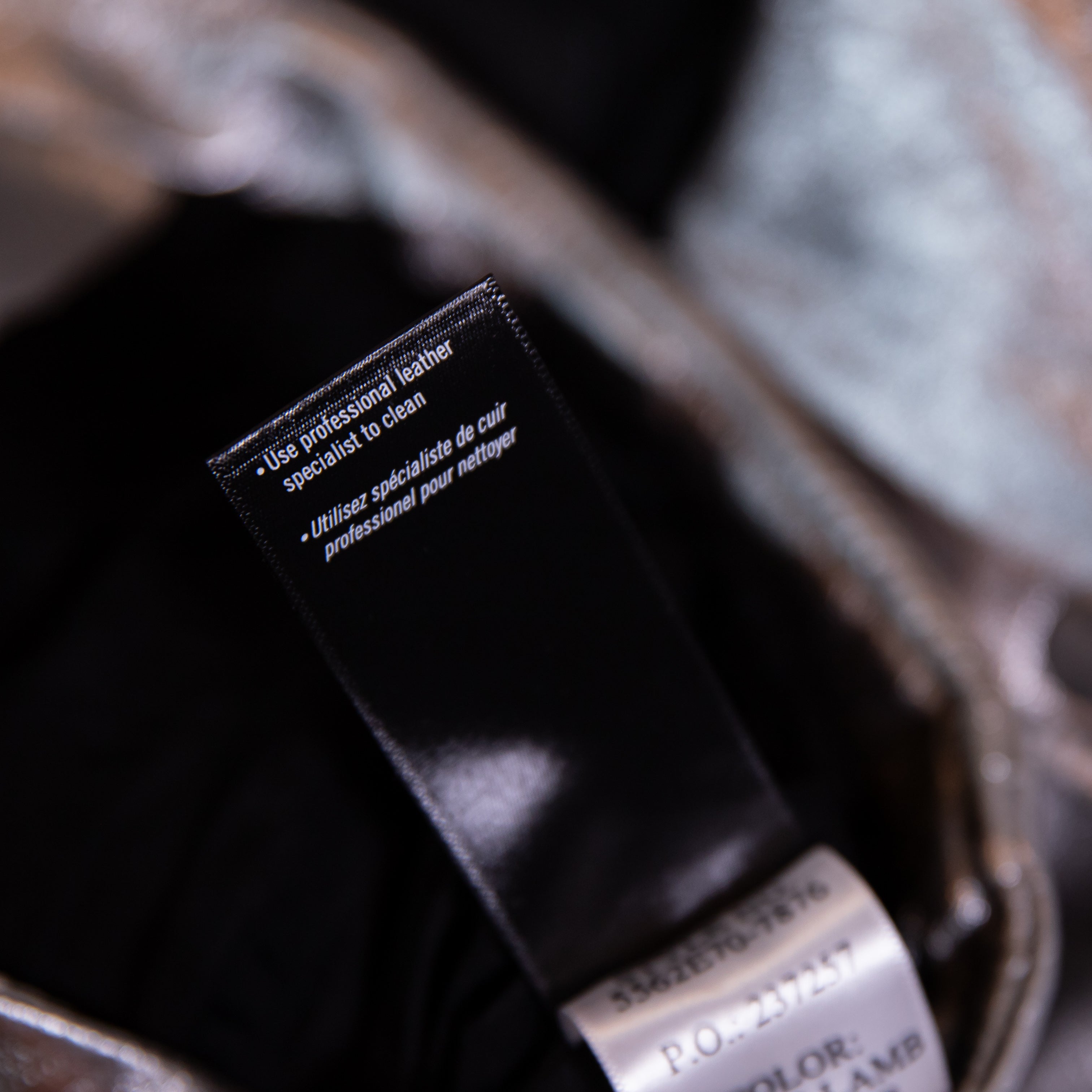 NEW Paige Ashby Metallic Genuine Leather Full Zip Motorcycle Jacket Silver XS