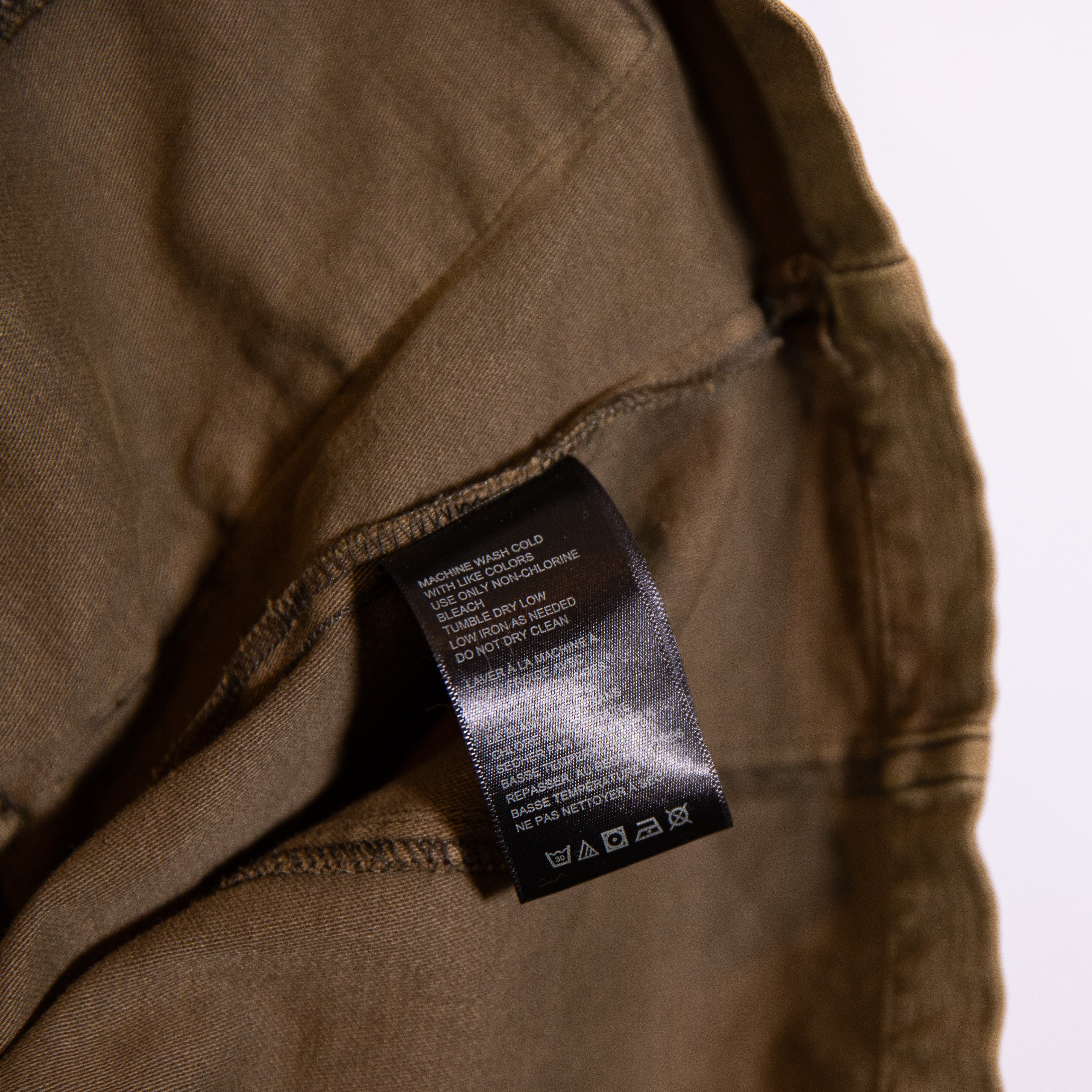 Free People Women's Not Your Brother's Surplus Army Cotton Canvas Jacket Green M