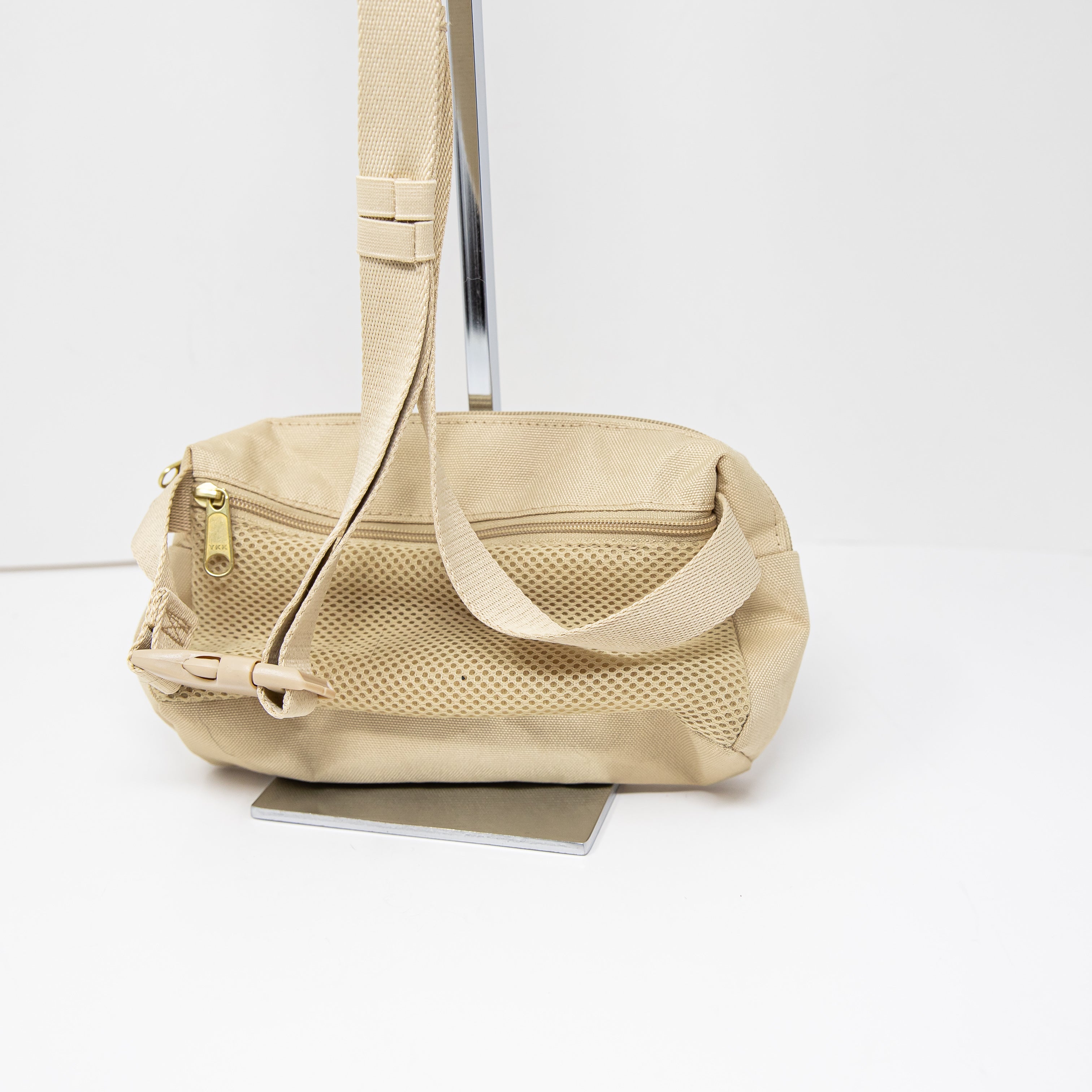 Canvelle Canvas Water Resistant Convertible Crossbody Fanny Pack Bag Neutral