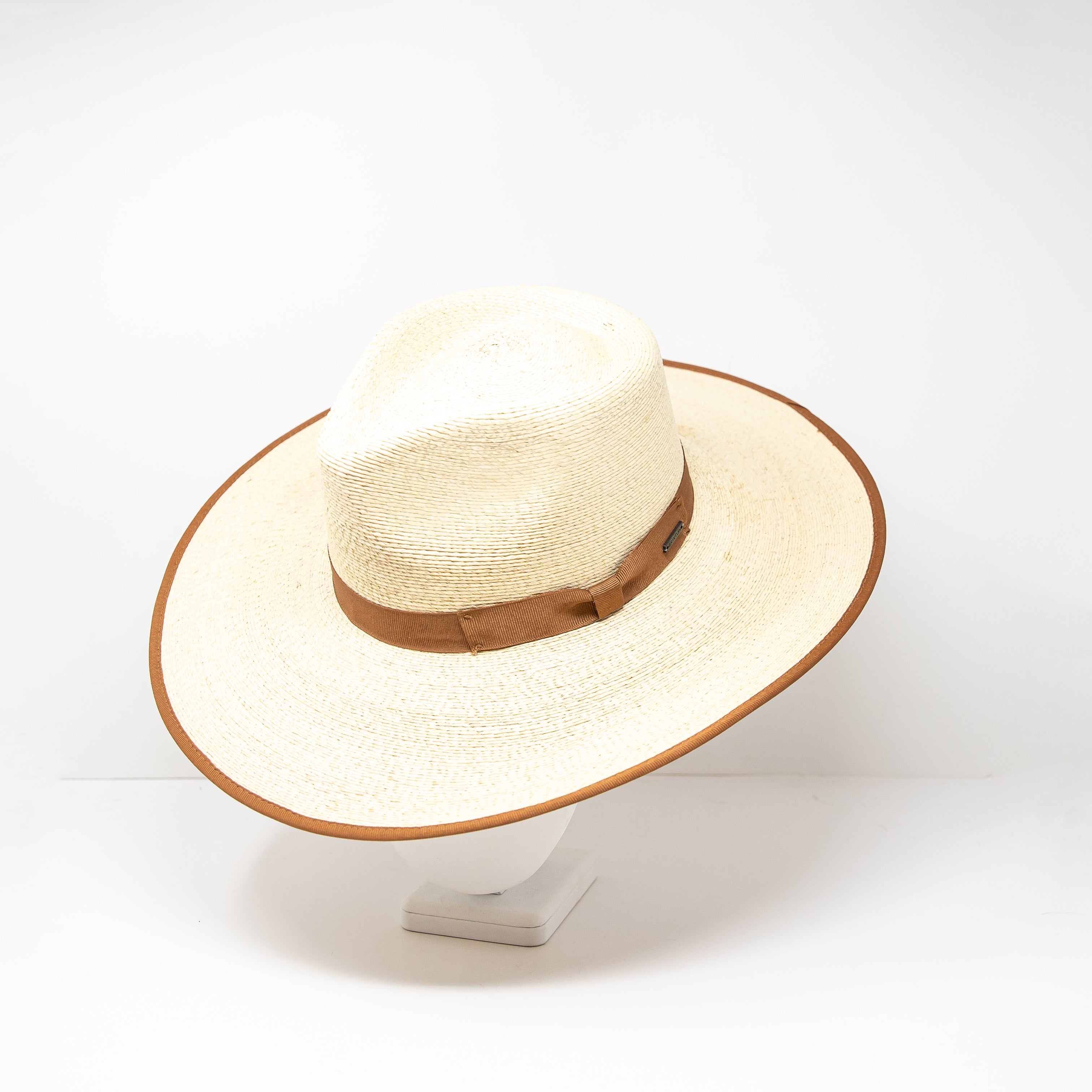 Brixton Jo Straw Rancher Fine Tripilla Palm Straw Woven Hat Natural XS
