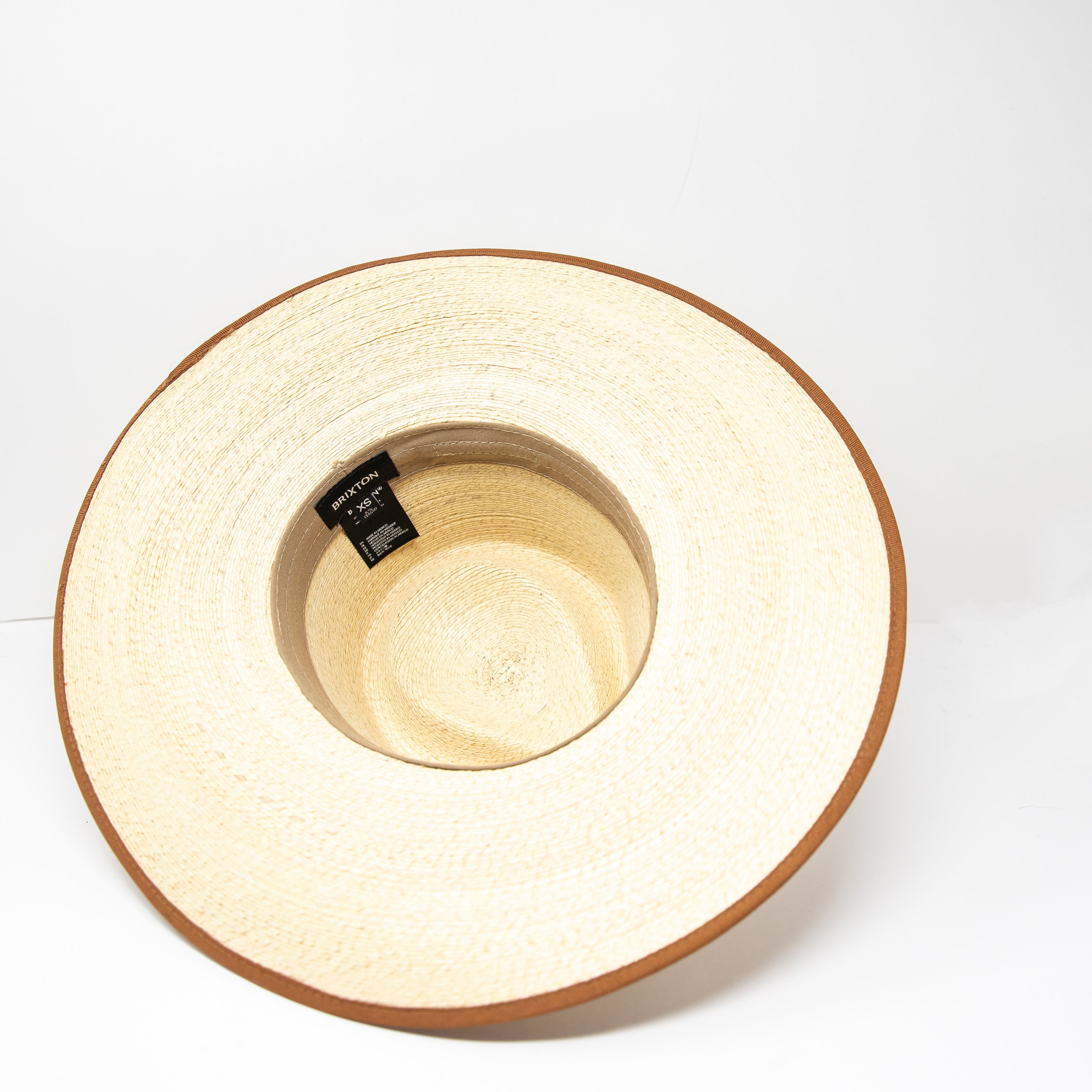 Brixton Jo Straw Rancher Fine Tripilla Palm Straw Woven Hat Natural XS