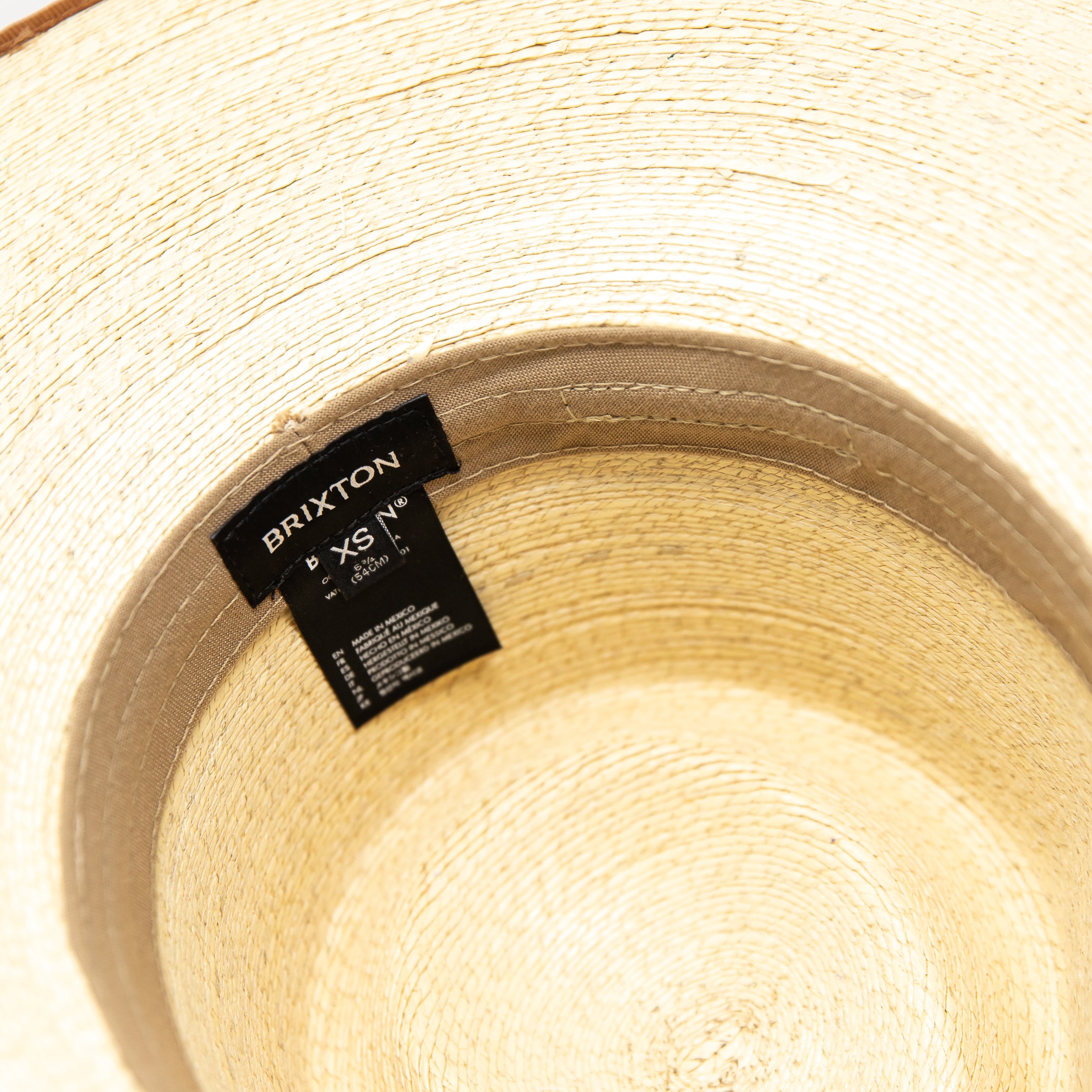 Brixton Jo Straw Rancher Fine Tripilla Palm Straw Woven Hat Natural XS