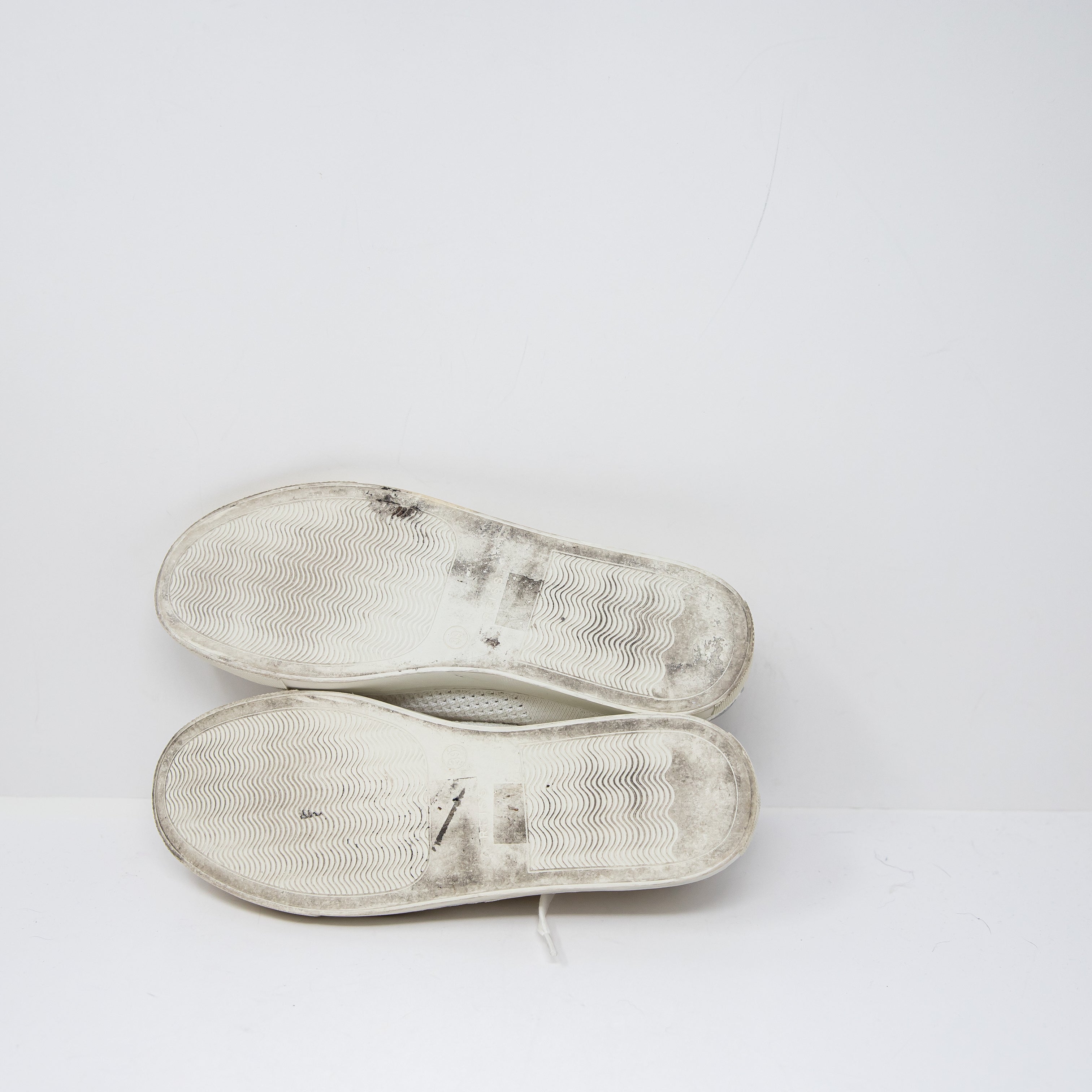 Reiss Brackley Genuine Leather Trim Perforated Mesh Low top Lace Up Sneaker Shoe