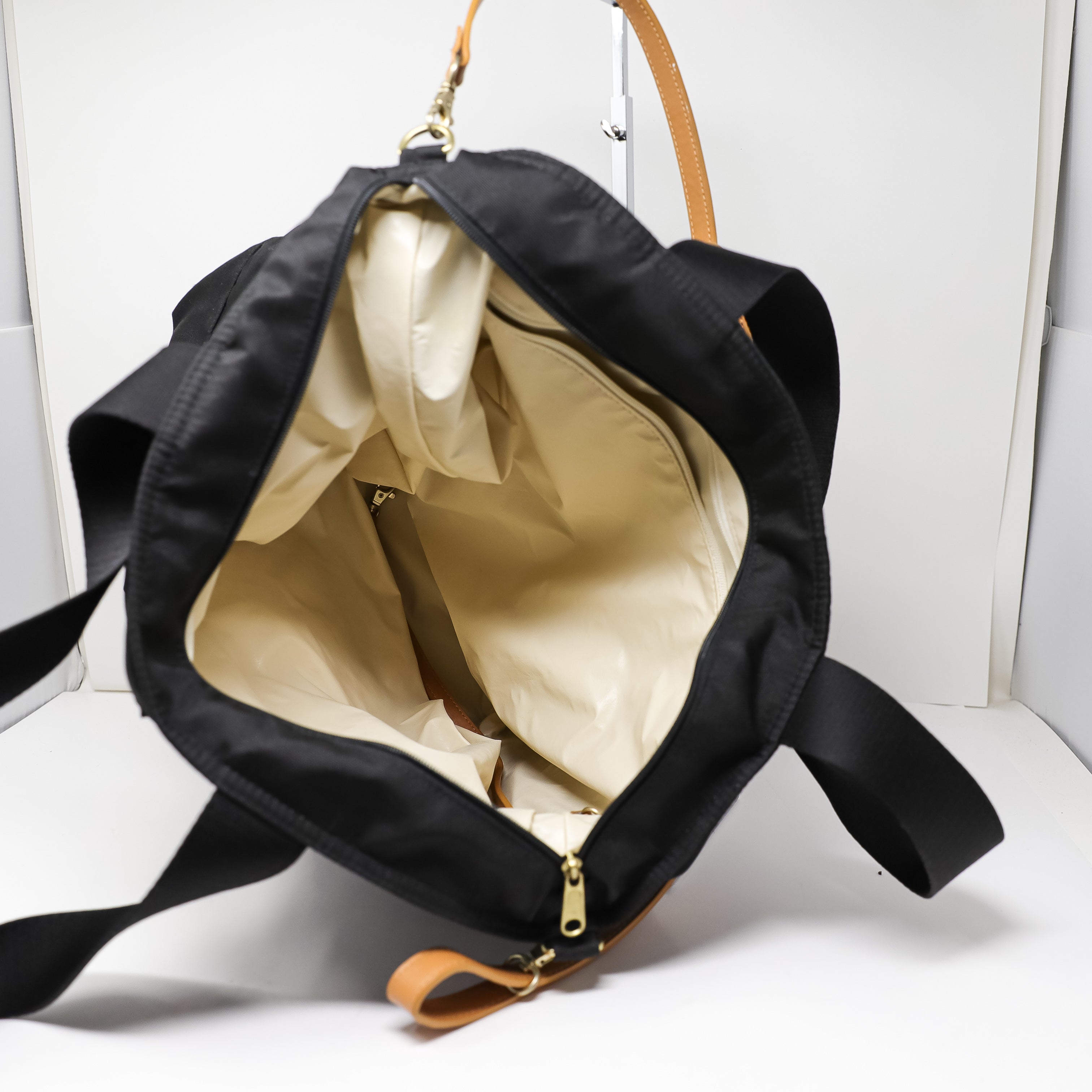 Logan And Lenora Day Tripper Canvas Weekender Travel Luggage Tote Bag Black