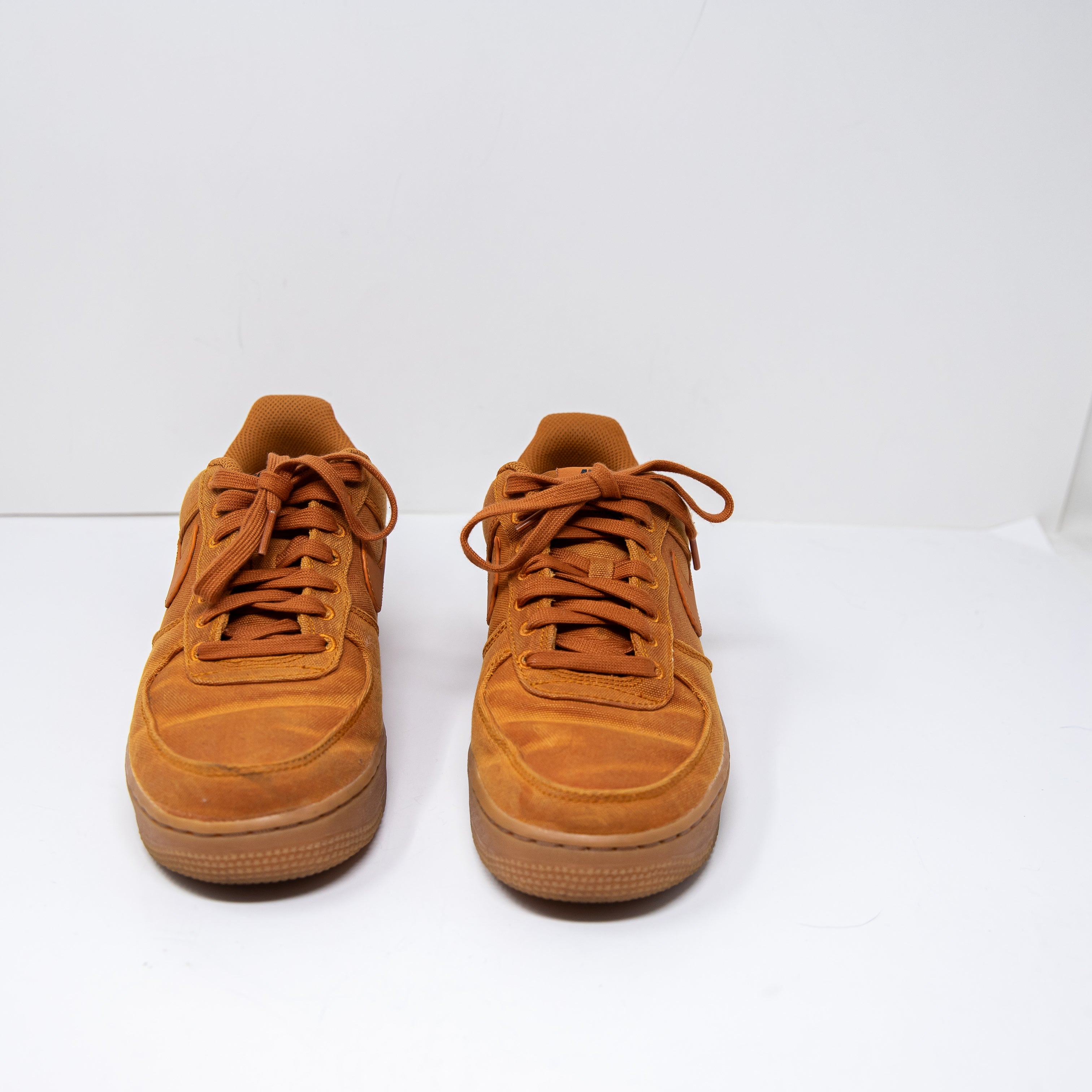 Nike Women's Air Force 1 Low '07 Monarch Gum Brown Black Sneakers Shoes 7