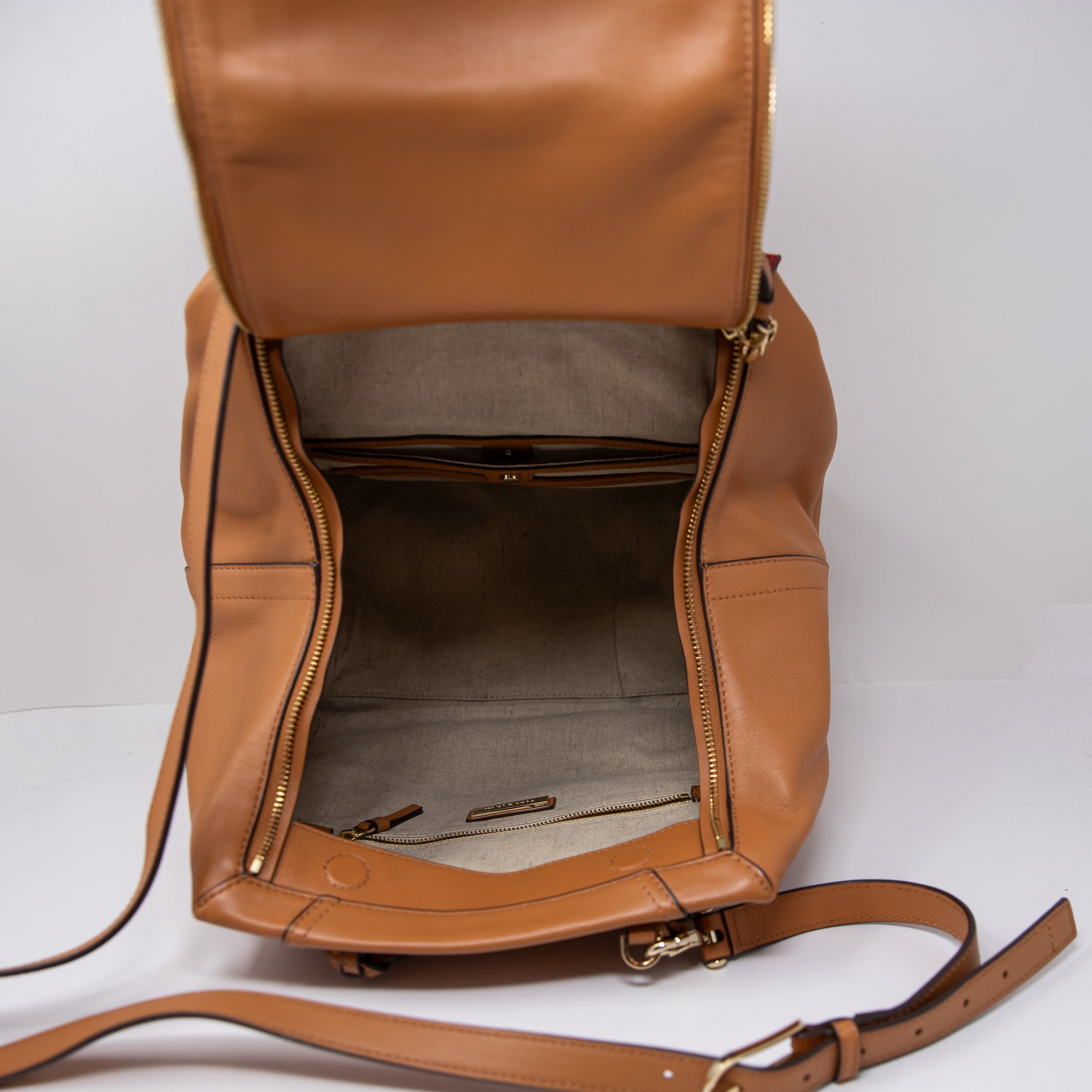 Tory Burch Half Moon Genuine Leather Snake Animal Print Pattern Satchel Purse