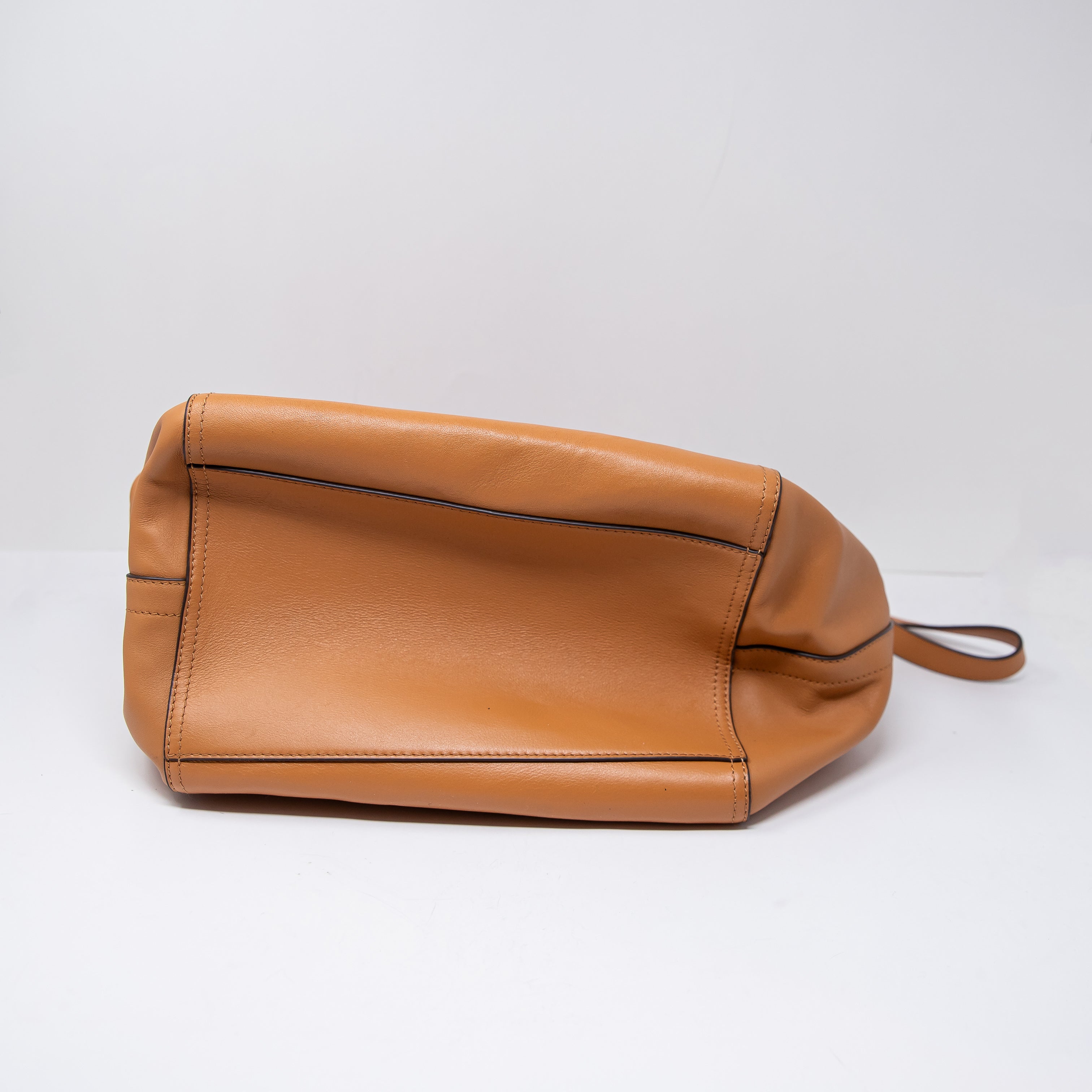 Tory Burch Half Moon Genuine Leather Snake Animal Print Pattern Satchel Purse