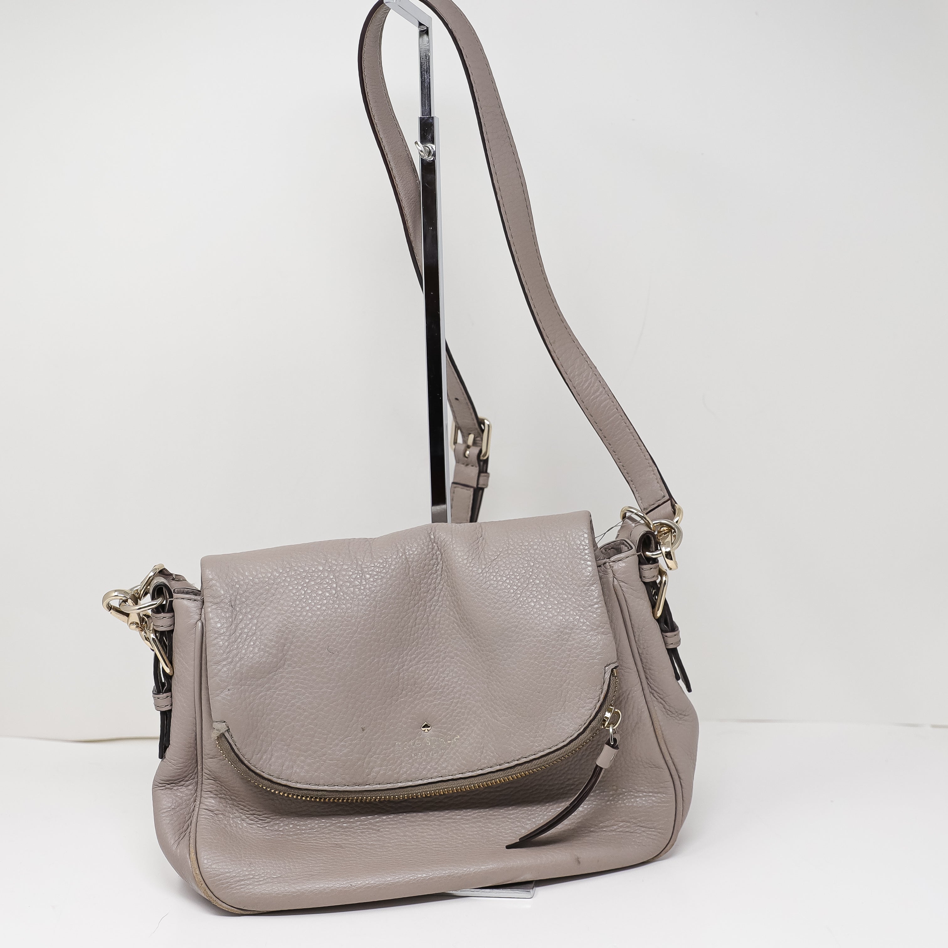 Kate Spade New York Cobble Hill Devin Satchel Foldover Crossbody Purse Bag