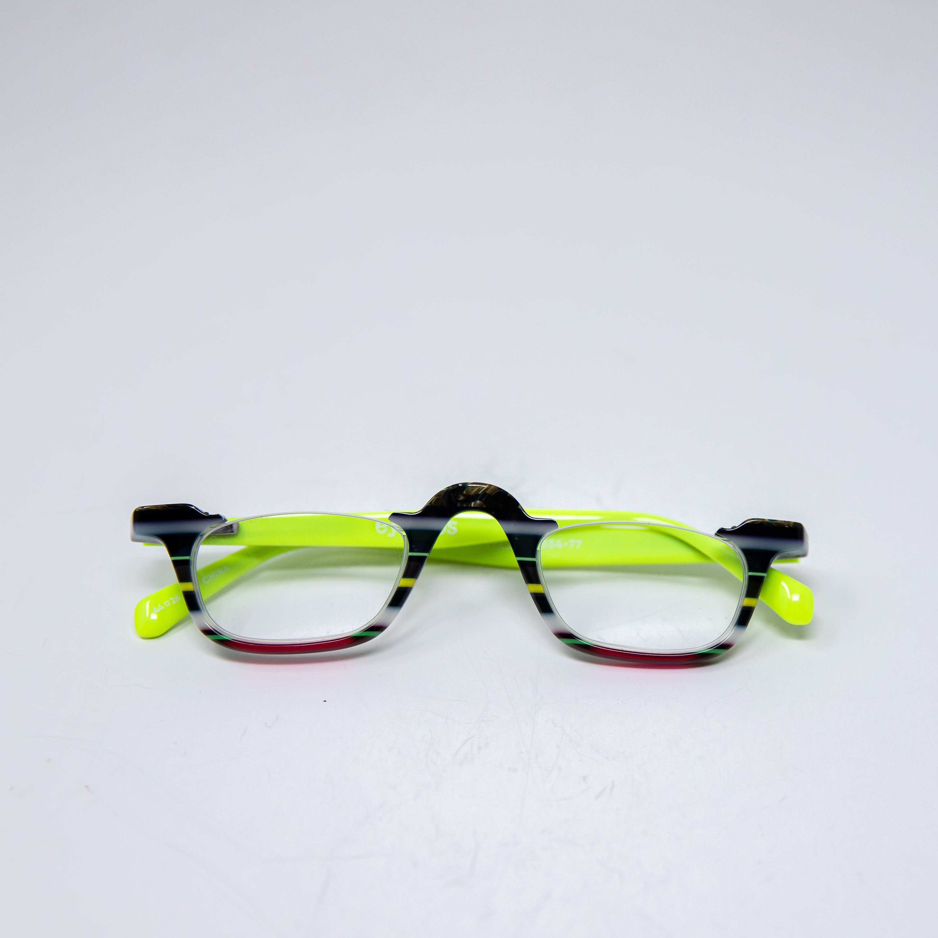 Eyebobs Untamed Half Rim Fashion Accessory Magnifying Glasses Yellow Multi