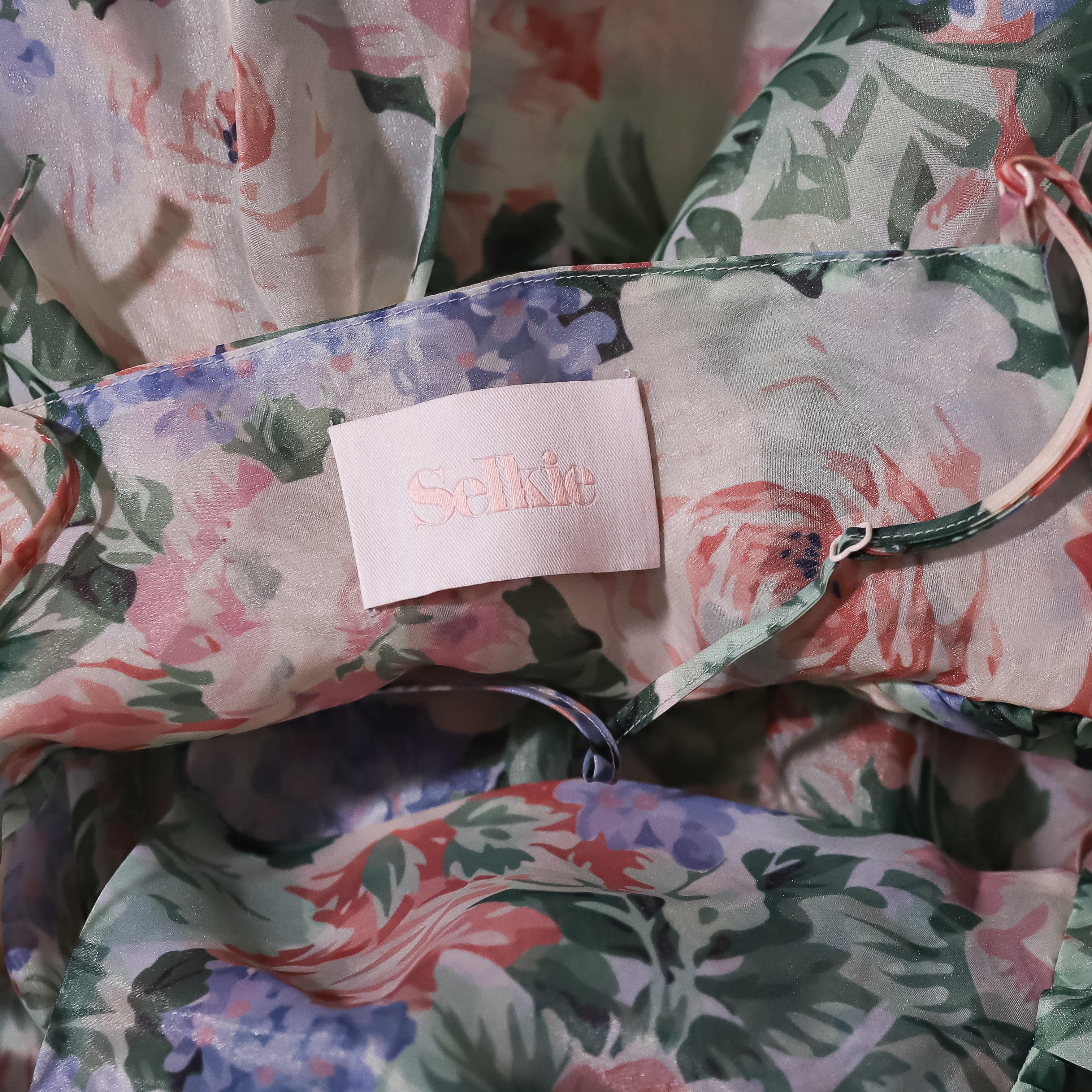 Selkie The Empress My So Called Life Floral Flower Print Pattern Chiffon Dress S