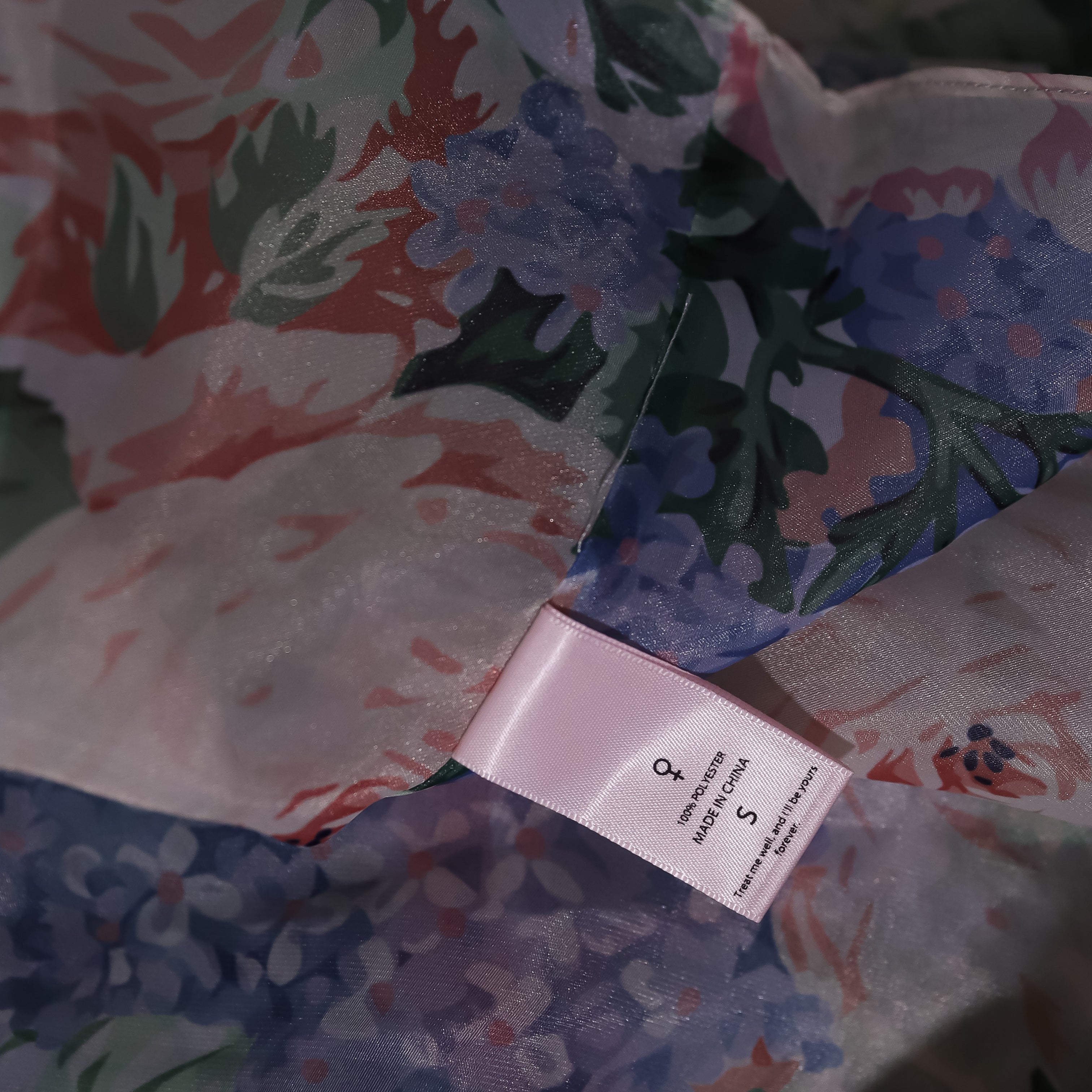 Selkie The Empress My So Called Life Floral Flower Print Pattern Chiffon Dress S