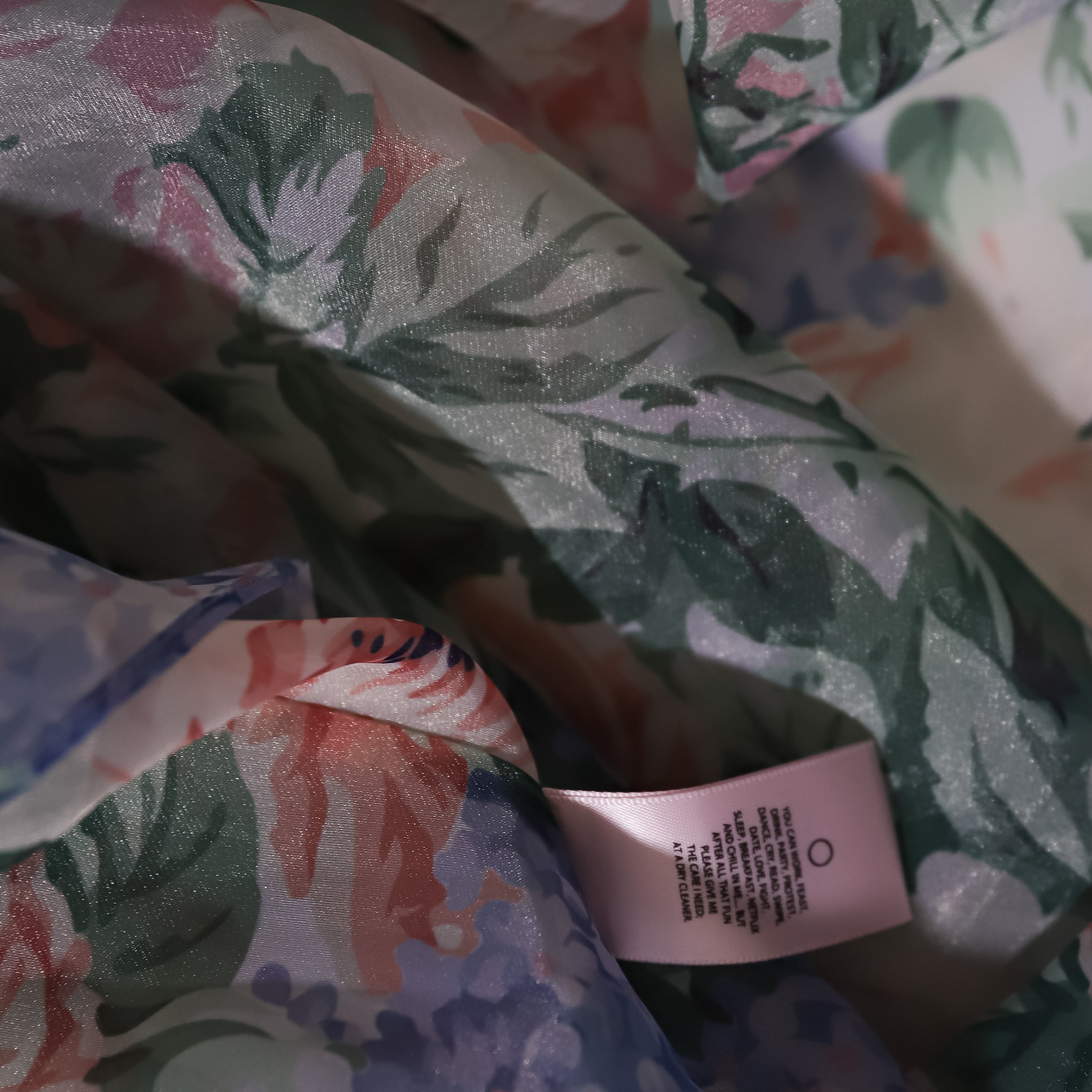 Selkie The Empress My So Called Life Floral Flower Print Pattern Chiffon Dress S