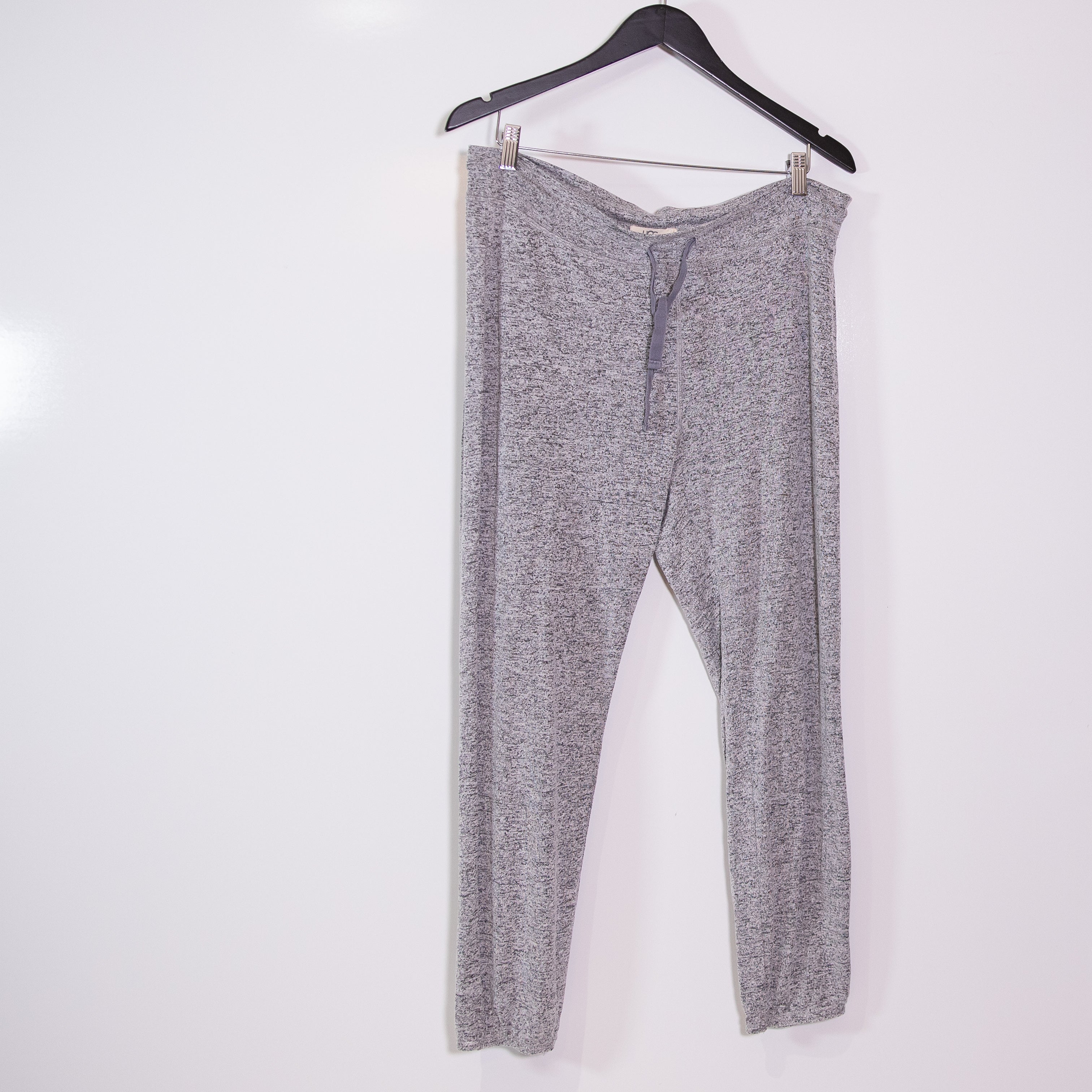 Ugg Women's Valentene Ultra Soft Stretch Knit Ankle Crop Mid Rise Jogger Pants L