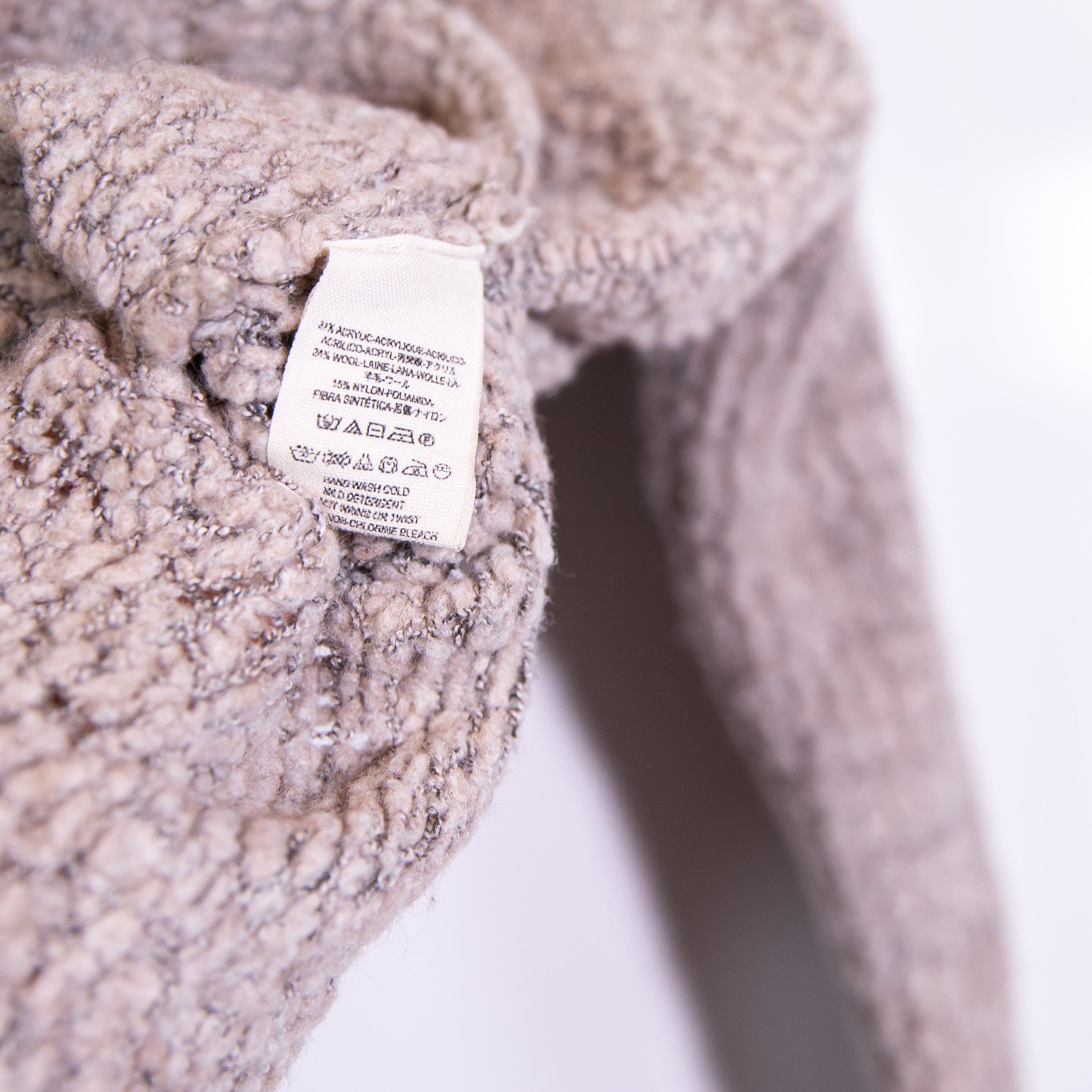 Free People Fall Friend Wool Blend Stretch Knit Button Front Cardigan Sweater M