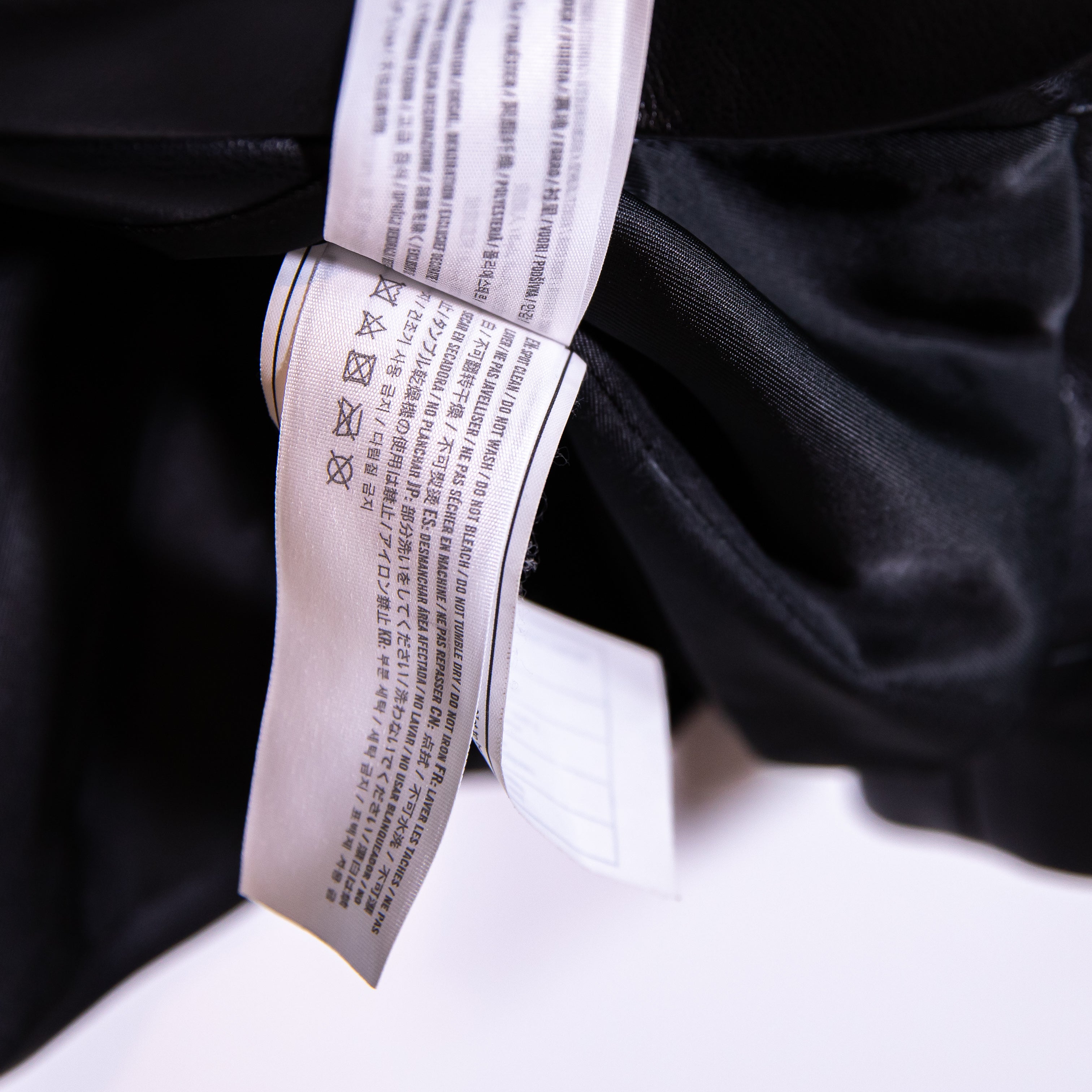 Abercrombie & Fitch Faux Vegan Leather One Button Blazer Jacket Black XS