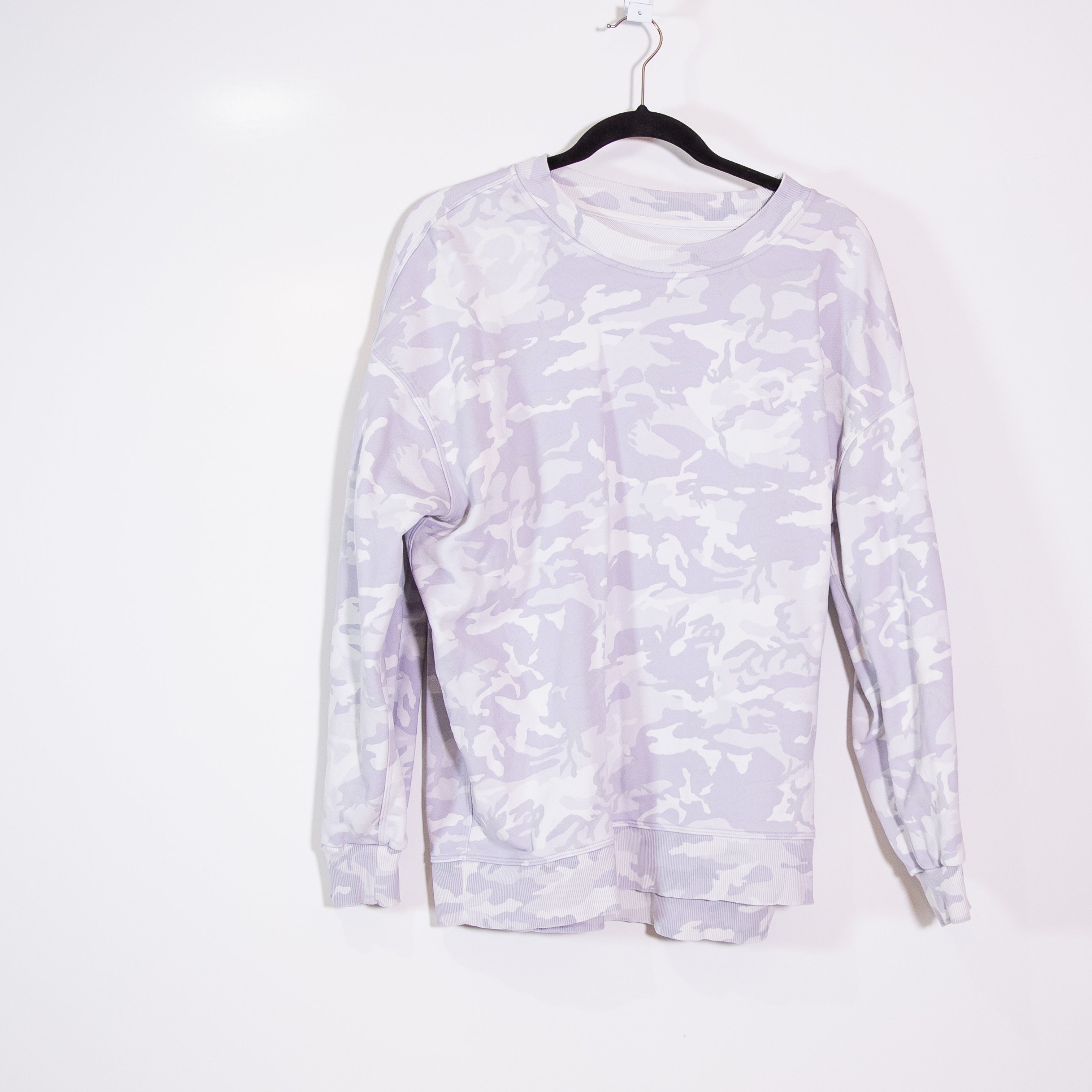 Lululemon Perfectly Oversized Crew Neck Incognito Camo Alpine White Multi Medium