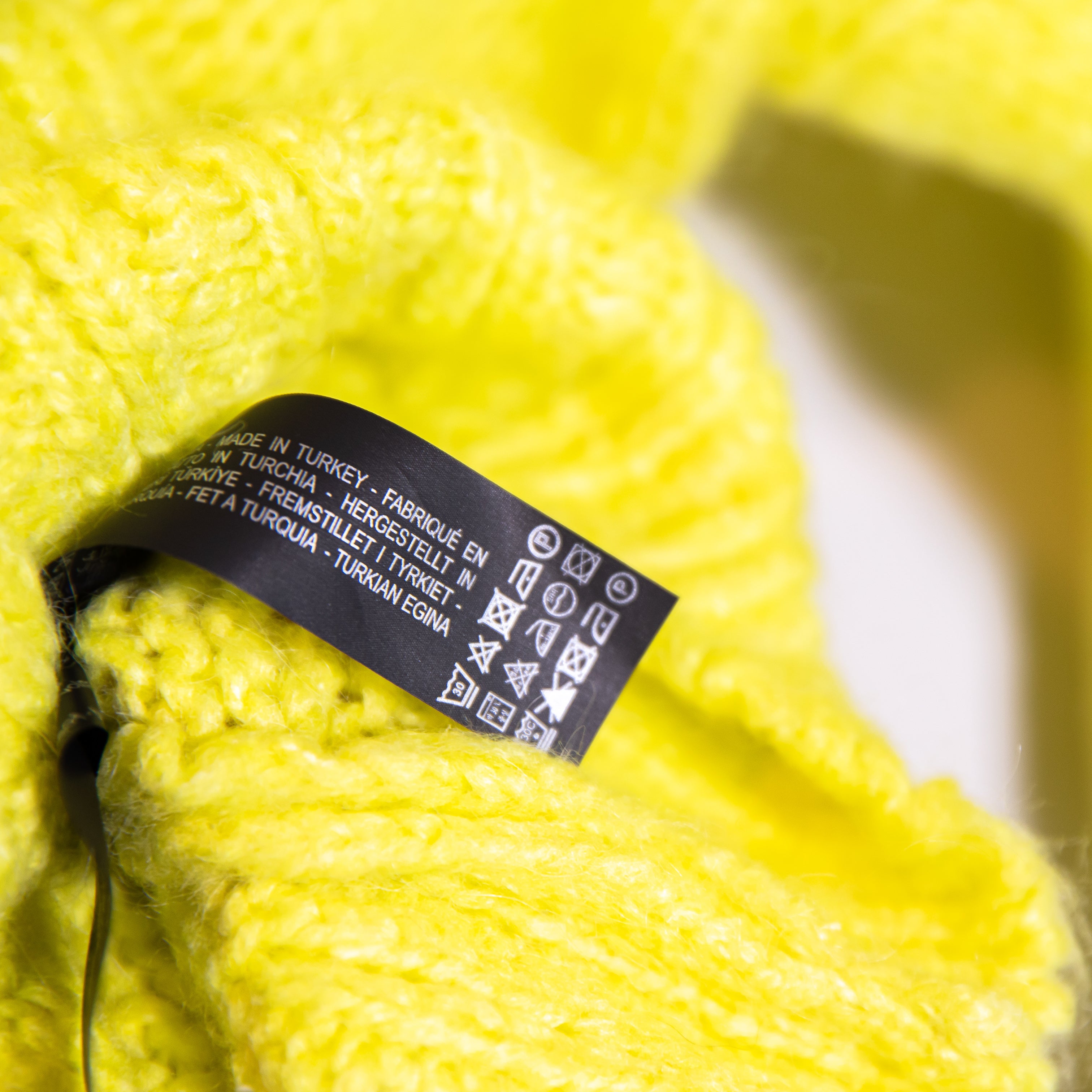 Zara Wool Mohair Knit Stretch Oversized Kangaroo Pocket Pullover Hoodie Sweater