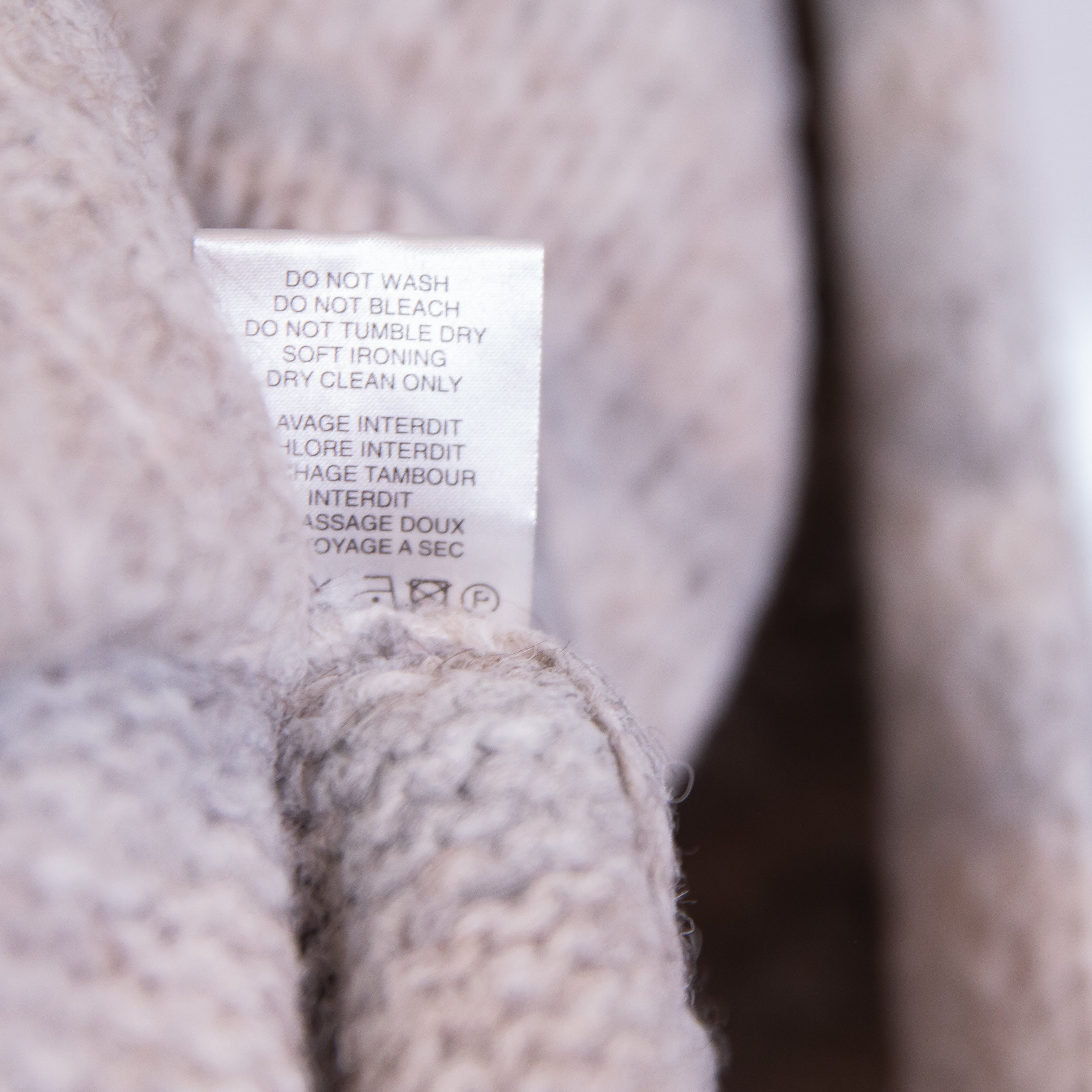 IRO Sagal Wool Alpaca Blend Knit Stretch Crew Neck Pullover Sweater Light Grey