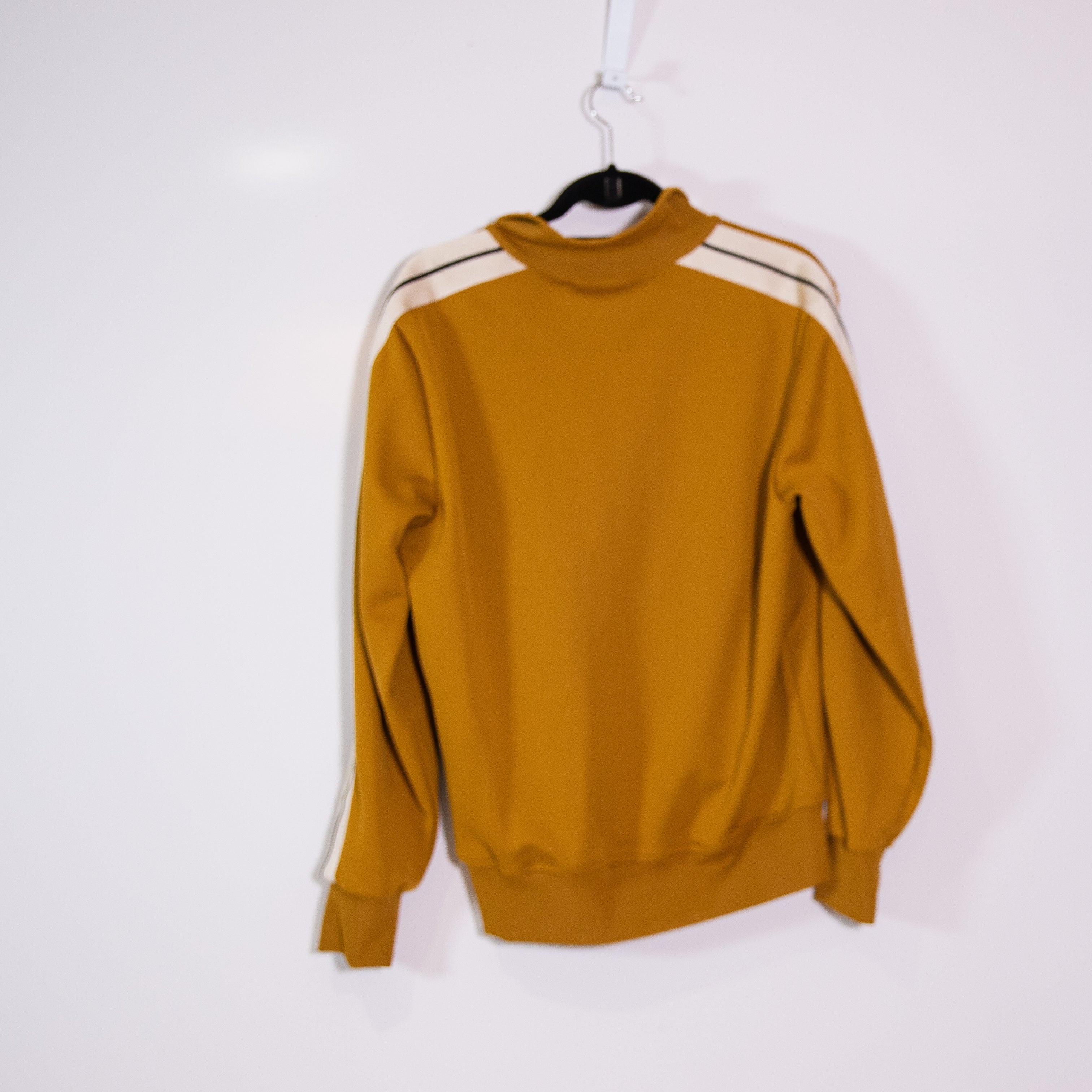 NEW Palm Angels Classic Logo Full Zip High Neck Track Jacket Golden Brown Large