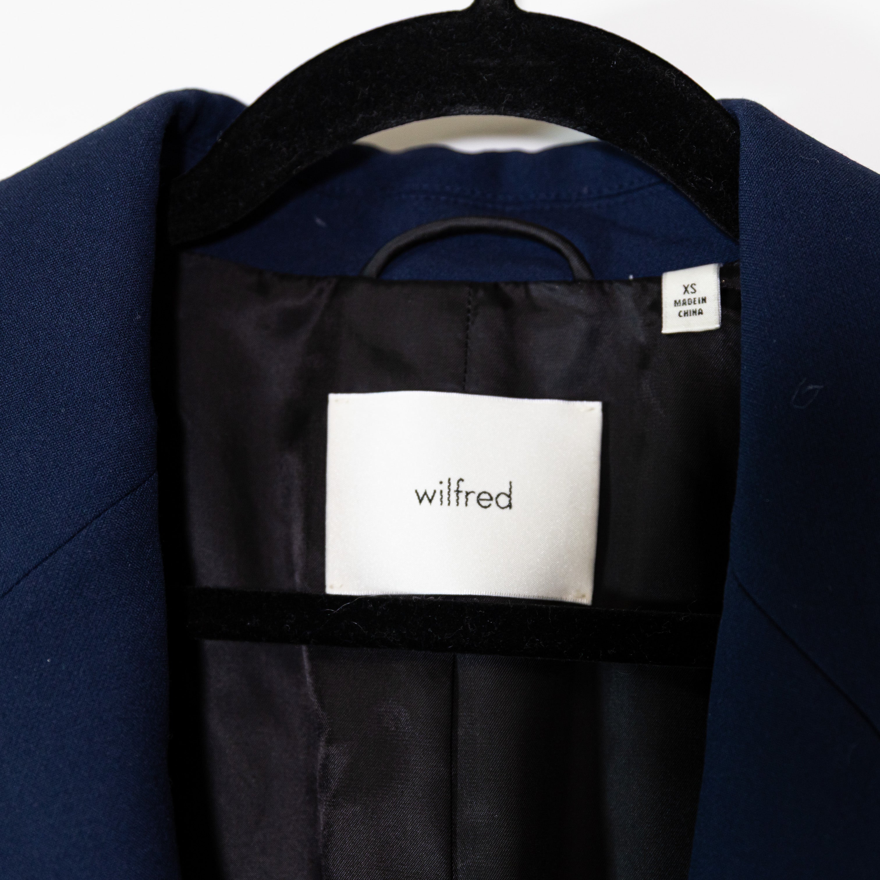 NEW Wilfred Aritzia Generation One Button Structured Blazer Jacket Total Eclipse