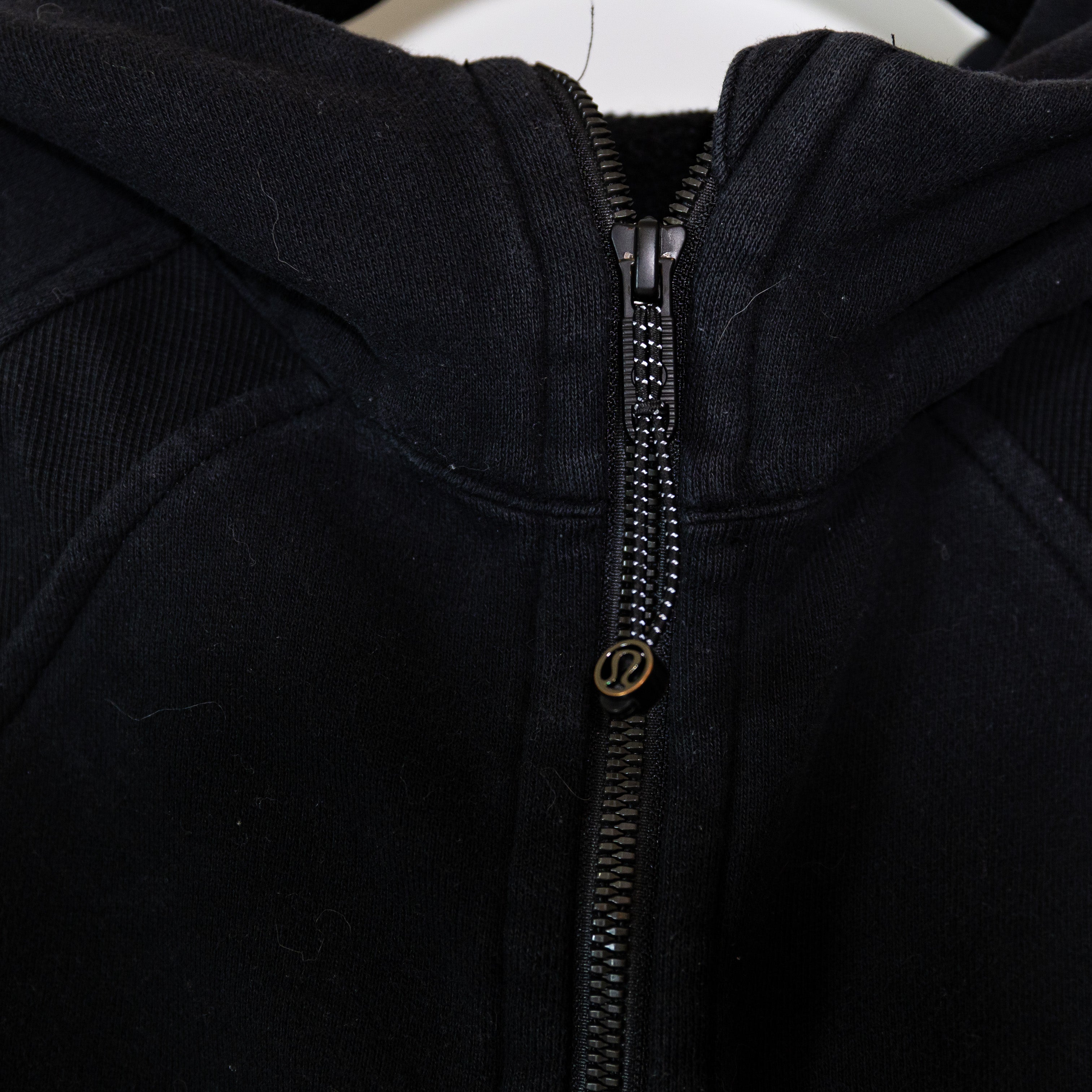 Lululemon Women's Scuba Oversized Half Zip Pullover Hoodie Sweatshirt Black XS/S