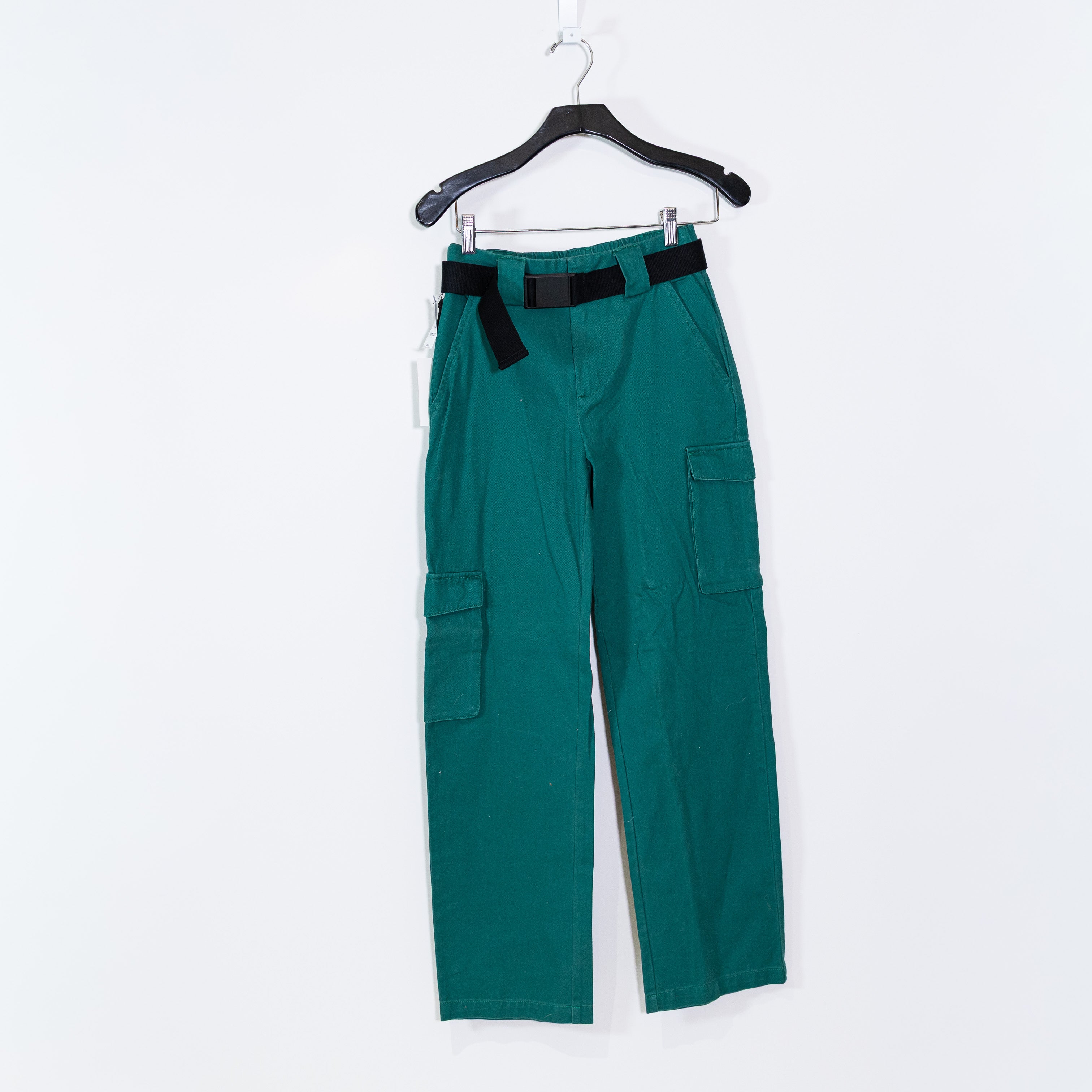 NEW TNA Aritzia Cargo Multi Pocket Straight Leg Cotton Pants Biome Green XS