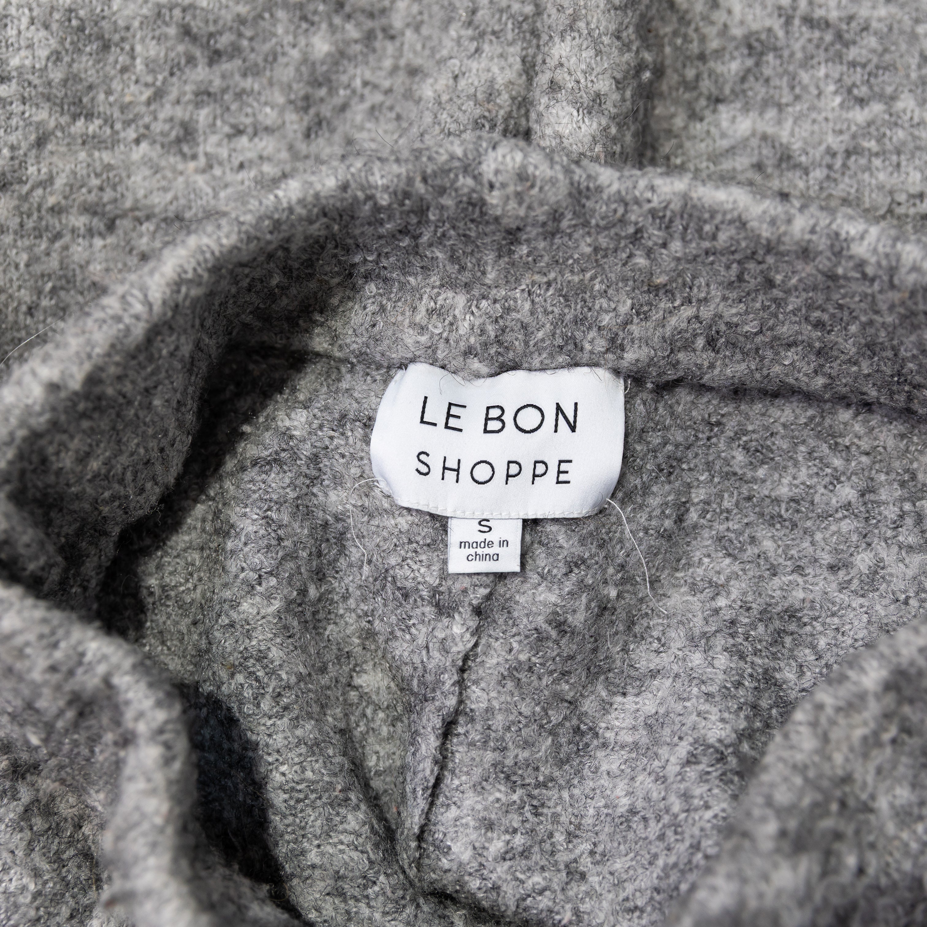 Le Bon Shoppe Monte Wool Blend Stretch Sweat Lounge Pants Heather Gray Small