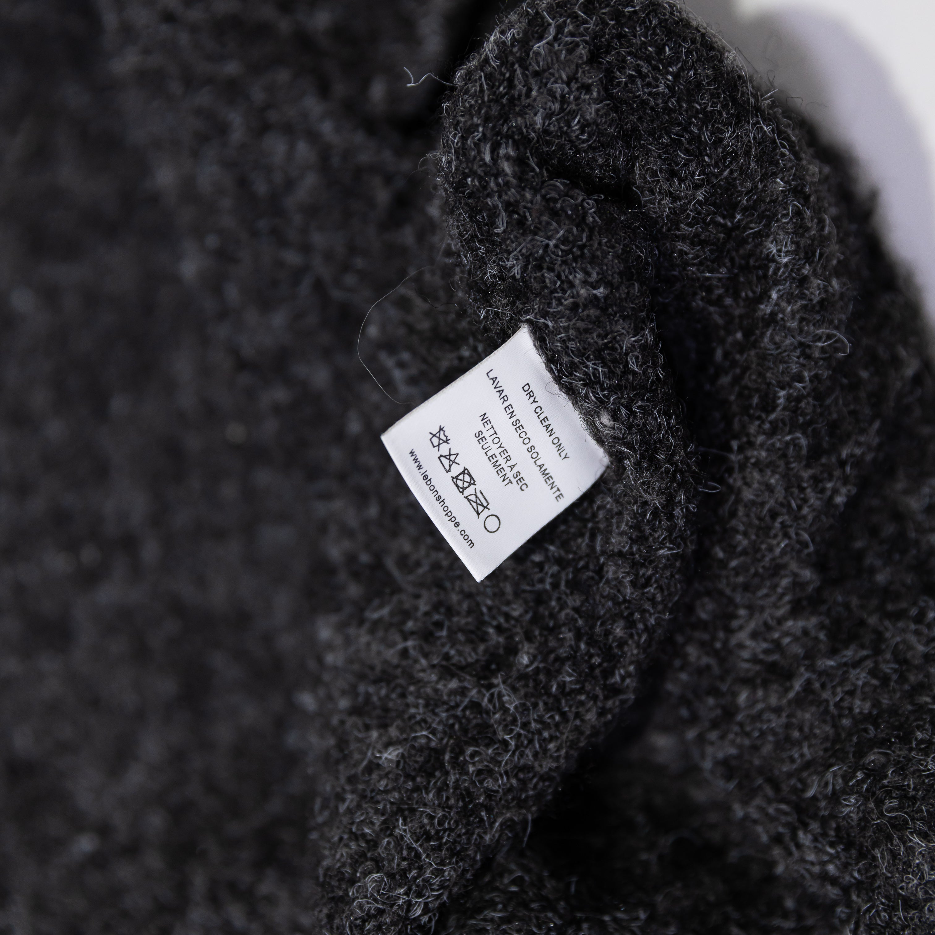 Le Bon Shoppe Monte Wool Blend Stretch Sweat Lounge Pants Dark Gray Small