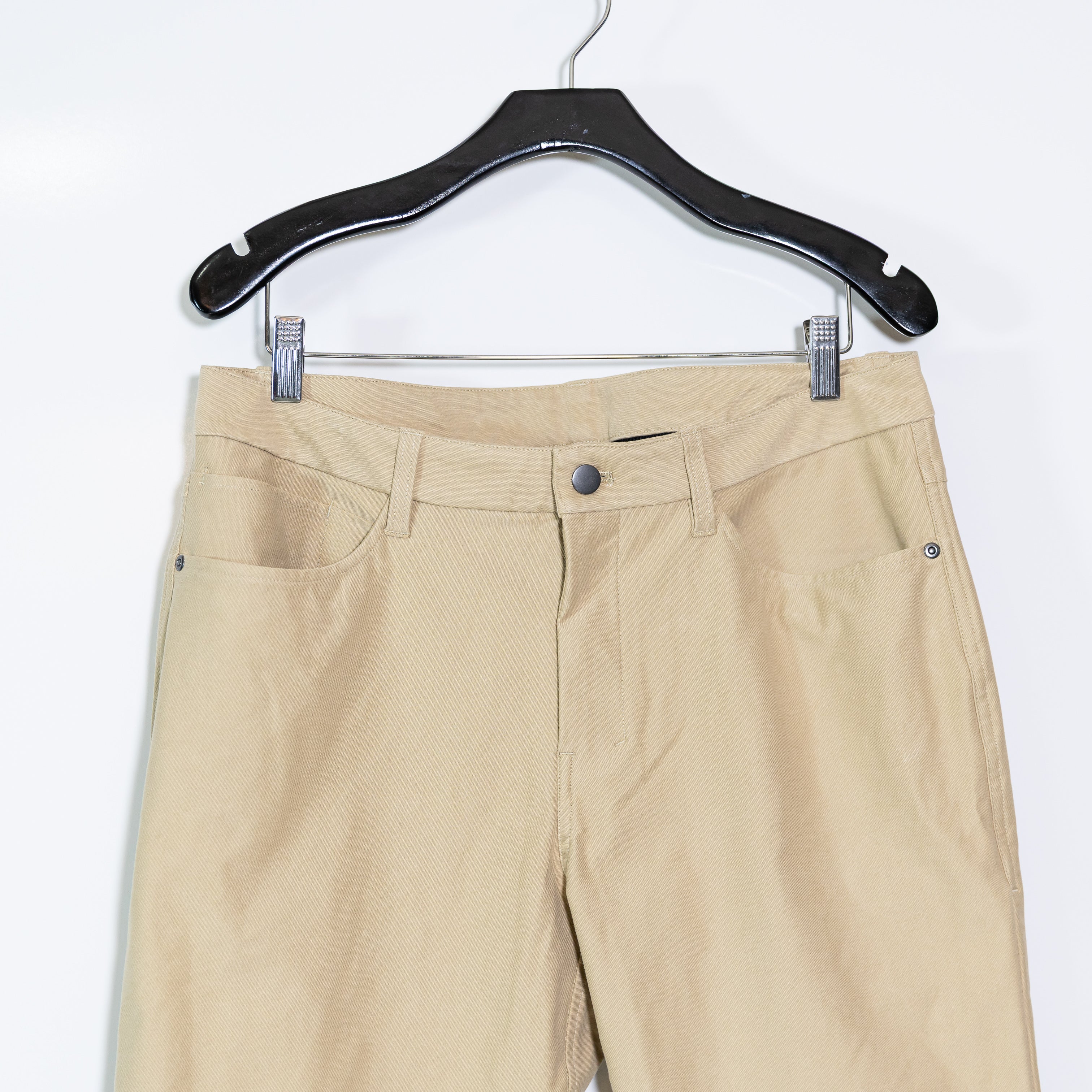 Lululemon Men's ABC Pant Slim Straight Leg Warpstreme Trouser Pants Trench Khaki