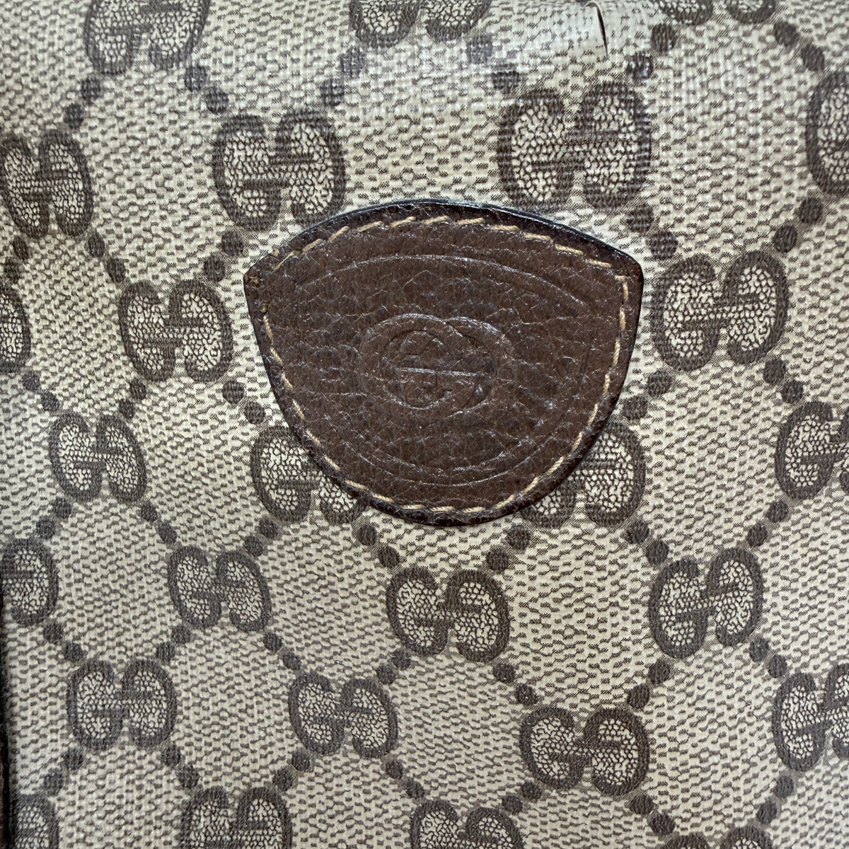 Gucci Vintage Made In Italy Supreme Sherry Web Ophidia Boston Purse Satchel Bag
