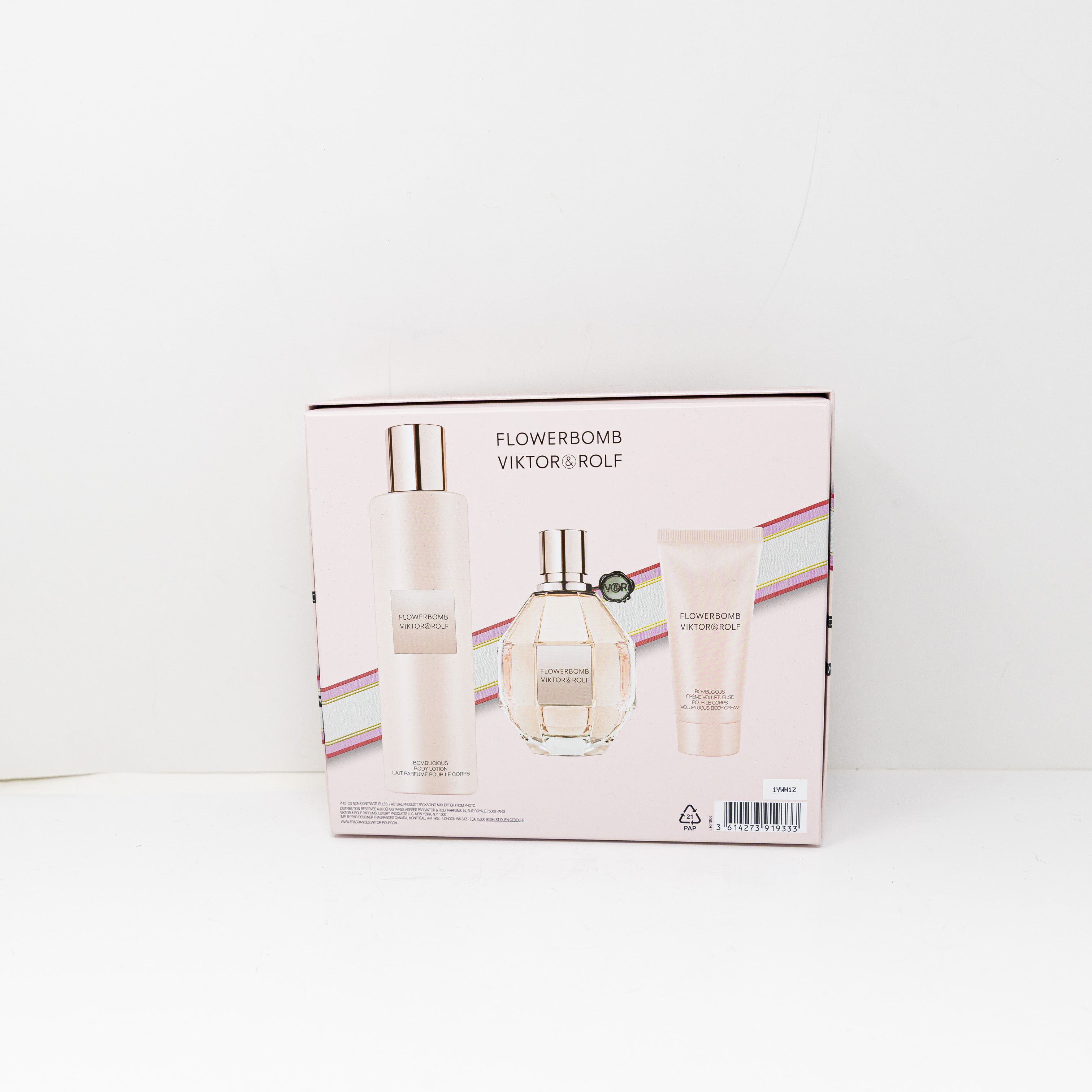 NEW Viktor & Rolf Flowerbomb Body Lotion Perfume Creme Gift Set Full Size