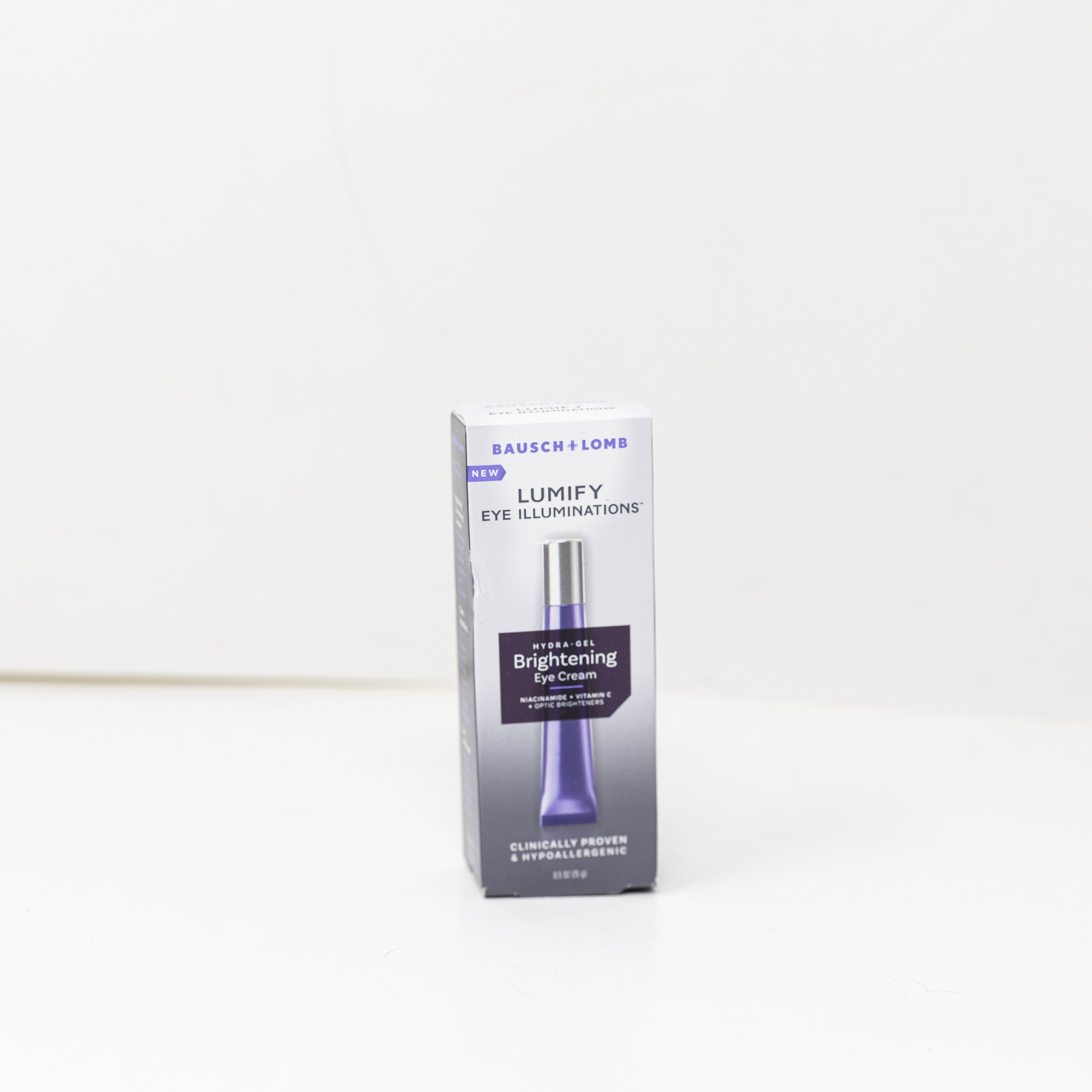 NEW Bausch + Lomb Lumify Eye Illuminations Hydra Gel Brightening Eye Cream 0.5 oz