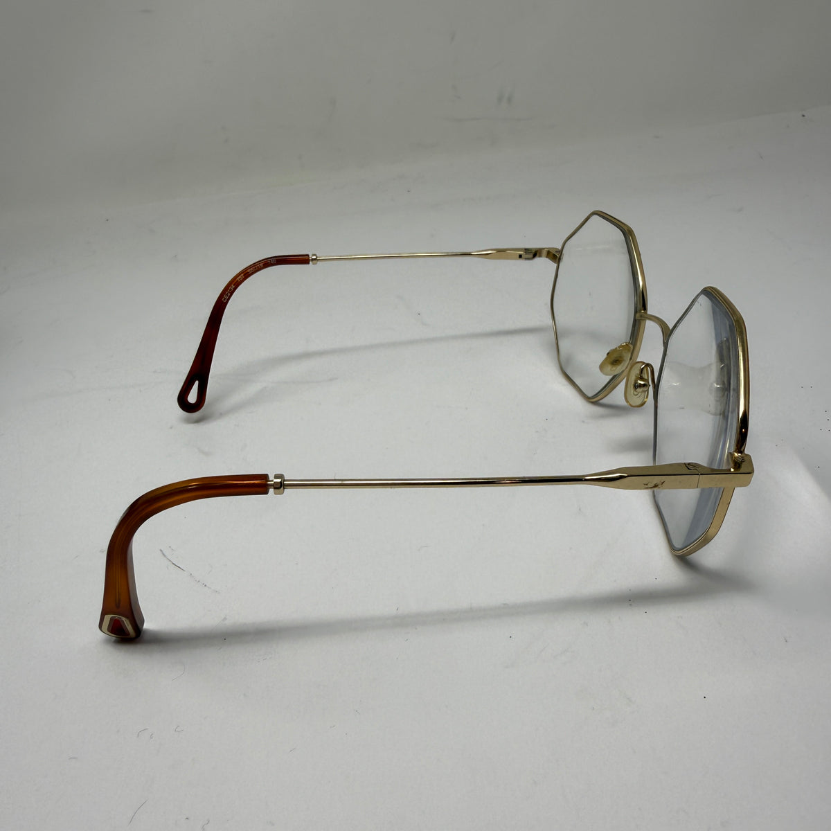 Chloe Made In Italy CE2134 Octagonal Gold Fame Magnifying Reading Glasses