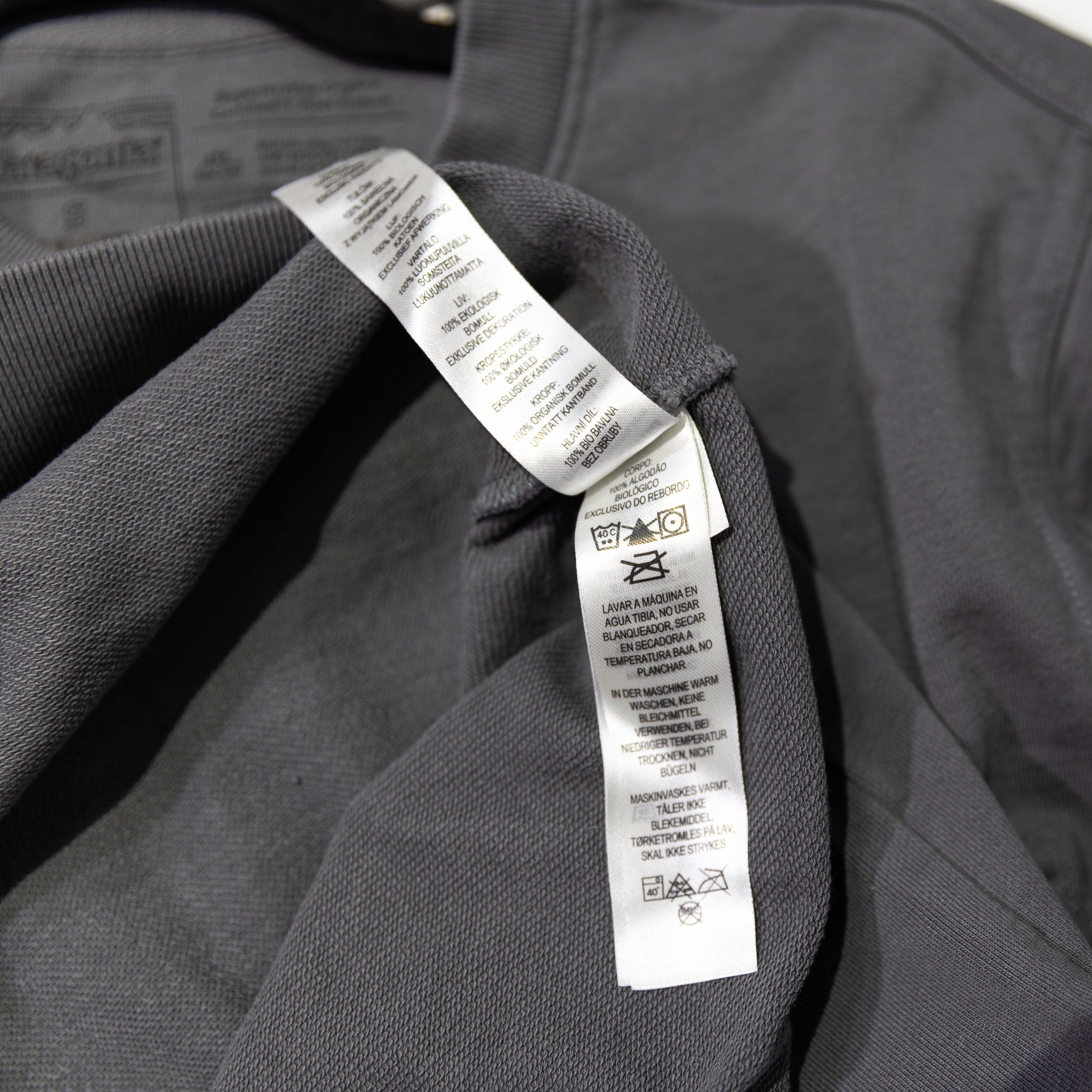 Patagonia Women's Organic Cotton Crew Neck Long Sleeve Pullover Sweater Gray S