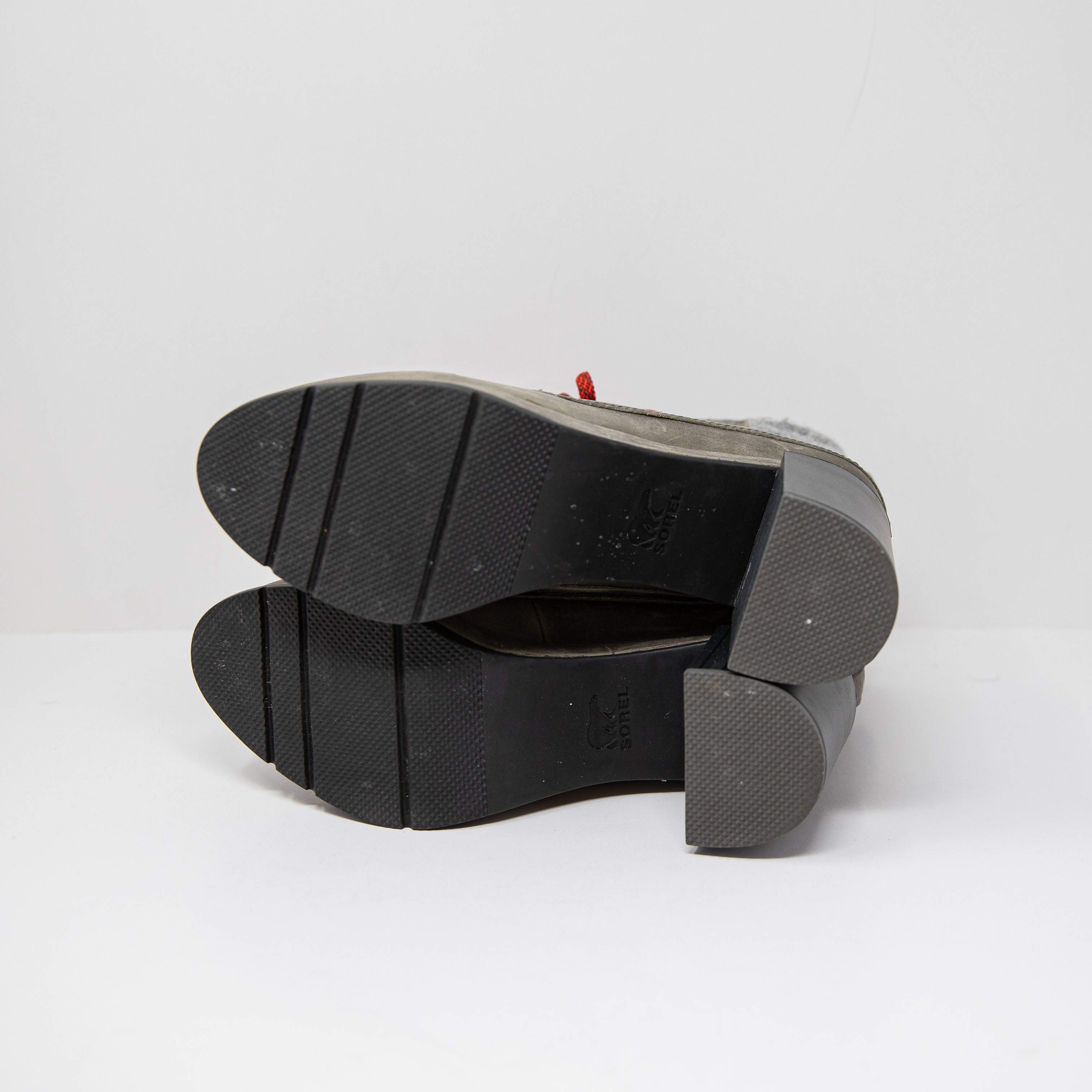 NEW Sorel Women's Blake Lace Touchy Felt Lace Up Heel Winter Snow Bootie Quarry