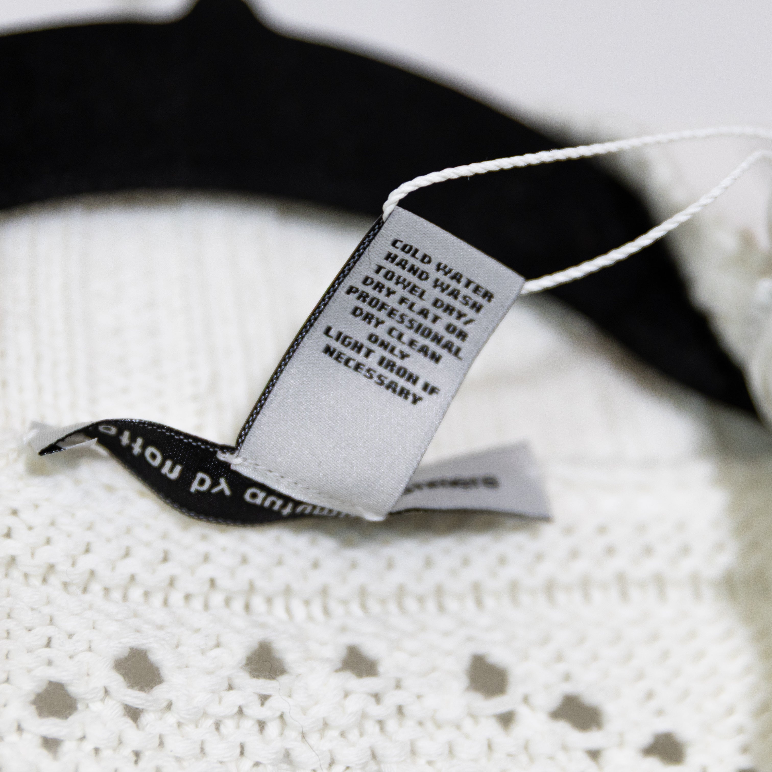 NEW Cotton By Autumn Cashmere Tile Stitch Knit Open Front Cardigan Duster White