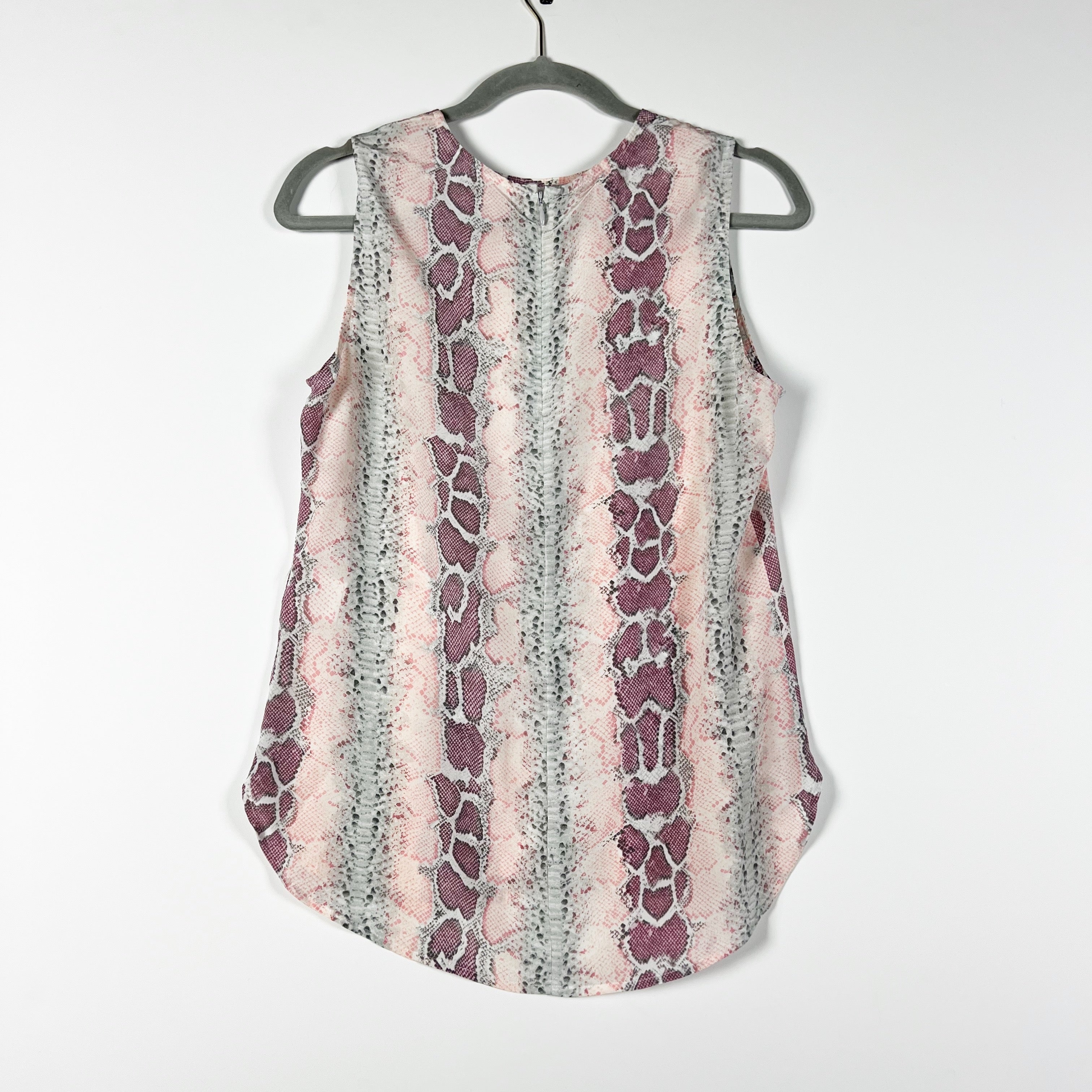 Equipment Lyle Silk Chiffon Desert Rose Multi Desert Rose Print Pattern Tank XS