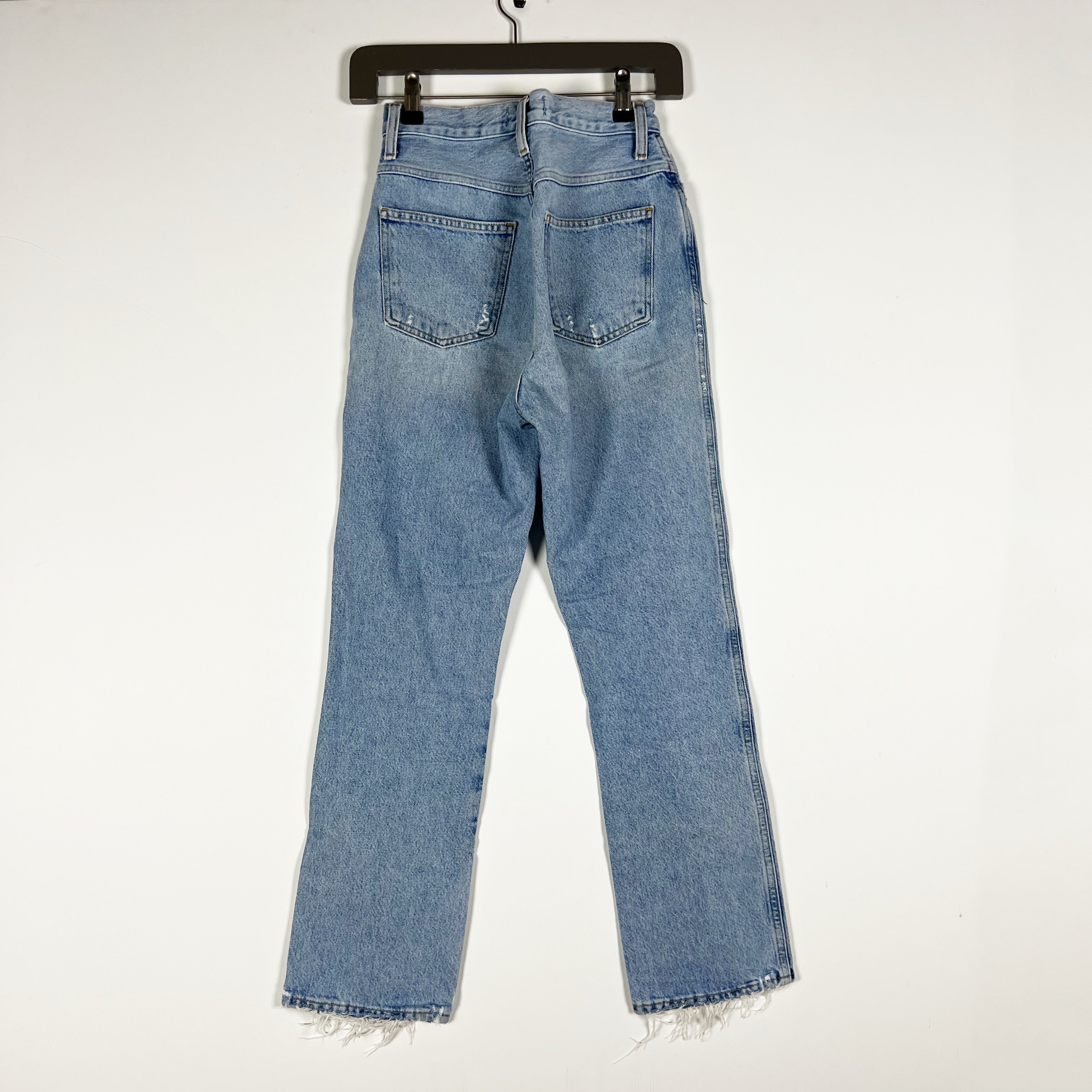 Agolde Women's 90'S Pinch Waist High Rise Straight Organic Cotton Denim Jeans 24